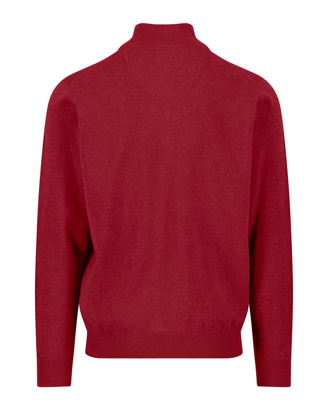 Fynch-Hatton Jumpers TROYER-ZIP SUPERFINE RED F367