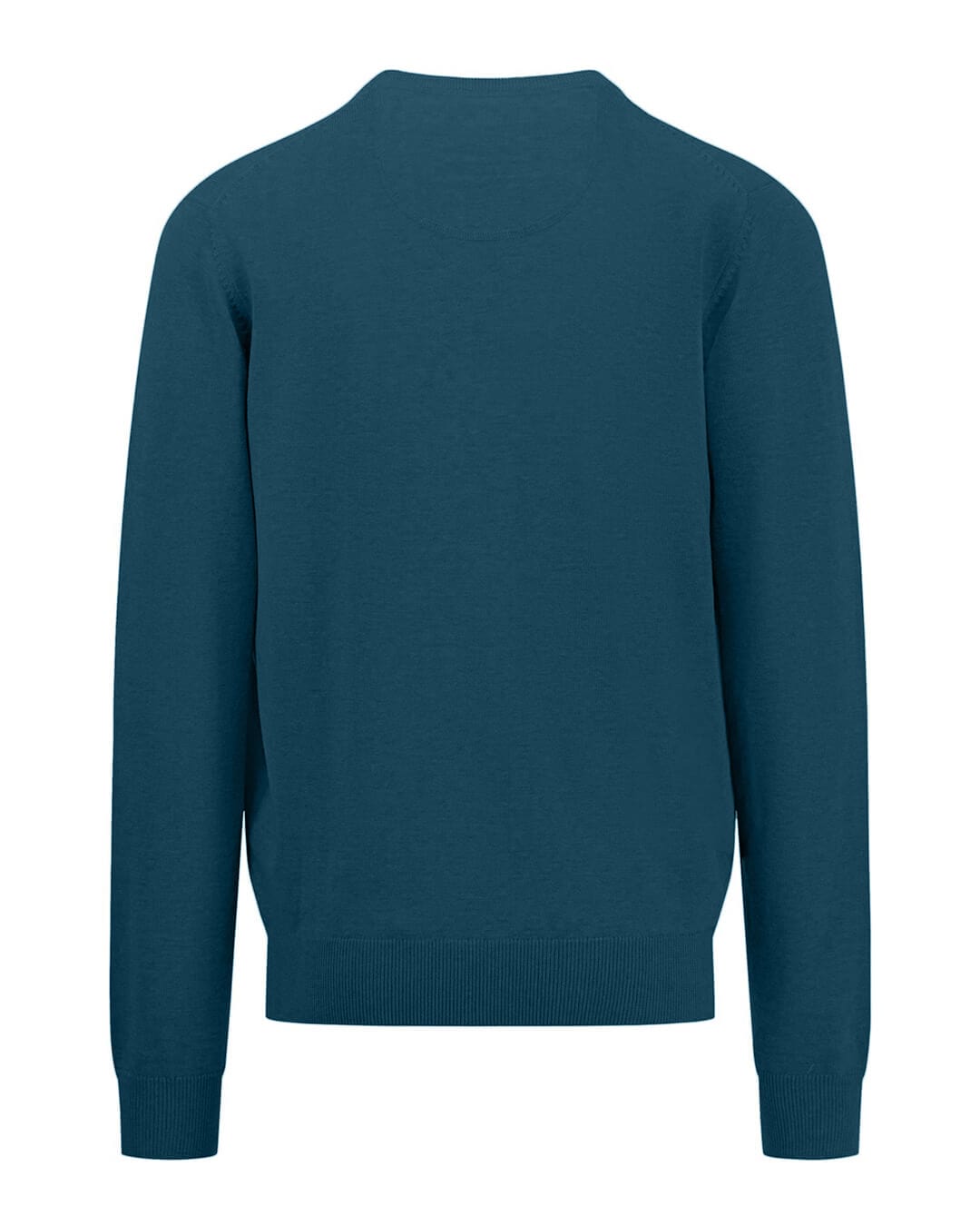 Fynch-Hatton Jumpers V-Neck Superfine Dark Teal F624 AW24 New  1414211F624