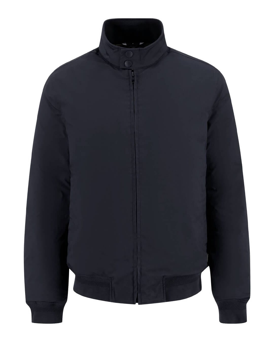 Fynch-Hatton Outerwear Fynch-Hatton Navy Basic Cotton Stretch Blouson