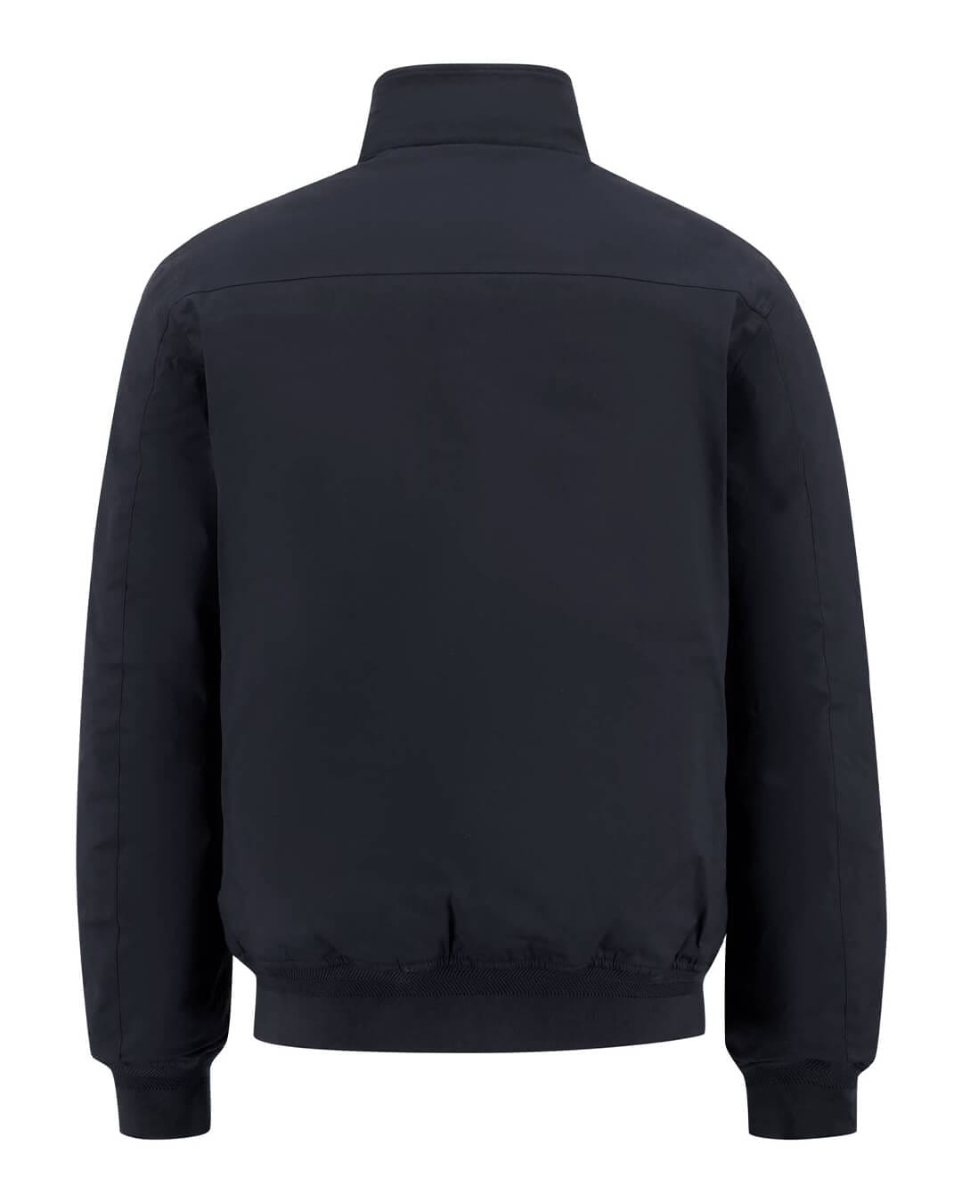 Fynch-Hatton Outerwear Fynch-Hatton Navy Basic Cotton Stretch Blouson