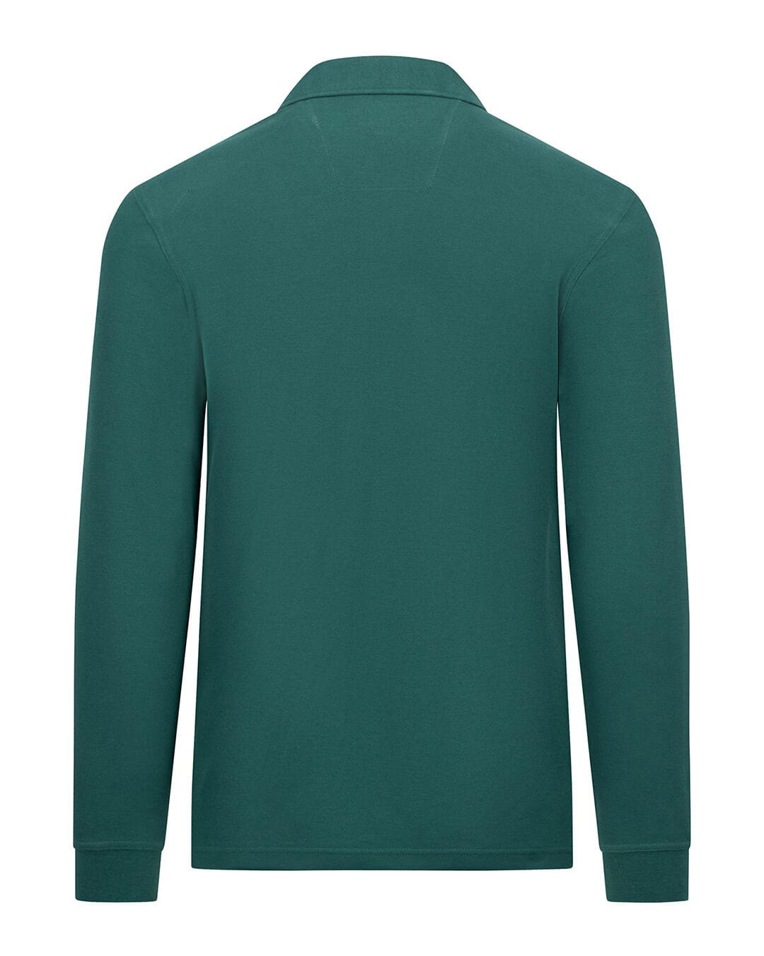 Fynch-Hatton Polo Shirts Basic Polo Ls Supima Dark Emerald F707 AW24 New  14141701F707