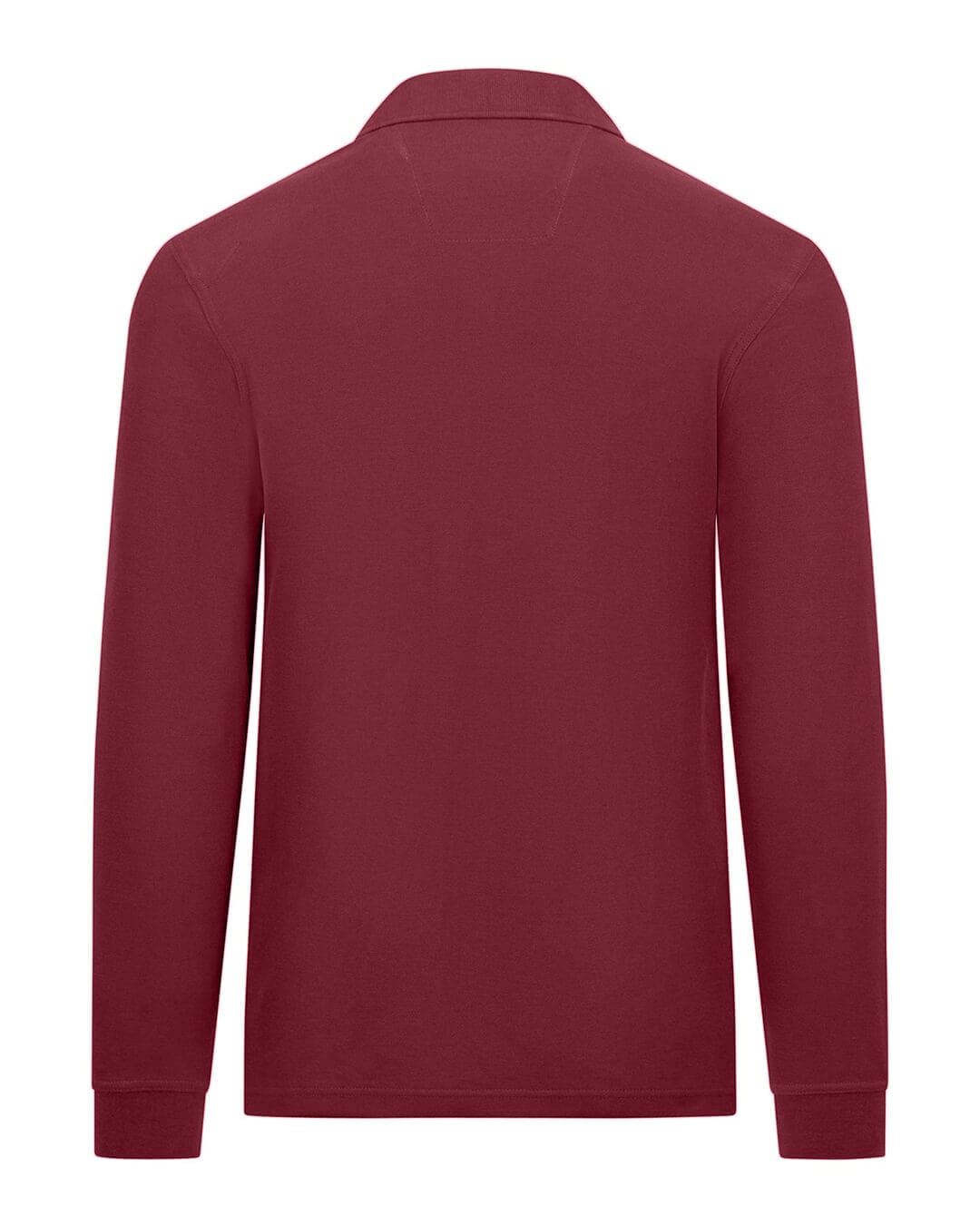 Fynch-Hatton Polo Shirts Basic Polo Ls Supima Ruby Red F303 AW24 New  14141701F303