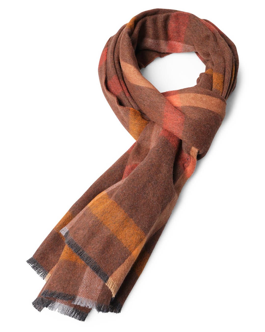 Fynch-Hatton Scarves ONE Check Scarf Hazel F804 AW24 New  14100508F804