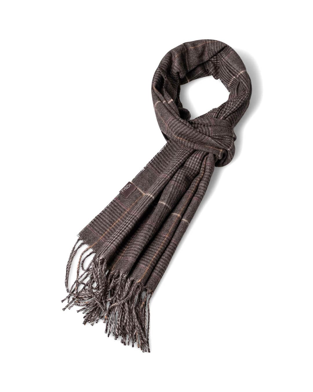 Fynch-Hatton Scarves ONE Fynch-Hatton Charcoal Soft Check Scarf