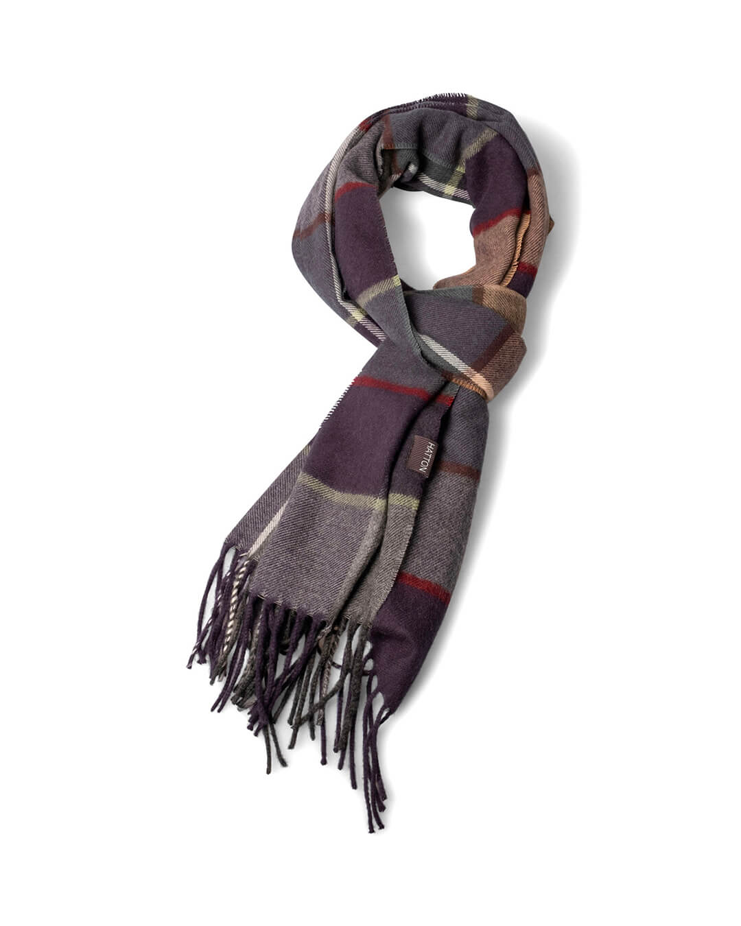Fynch-Hatton Scarves ONE Fynch-Hatton Green Soft Check Scarf