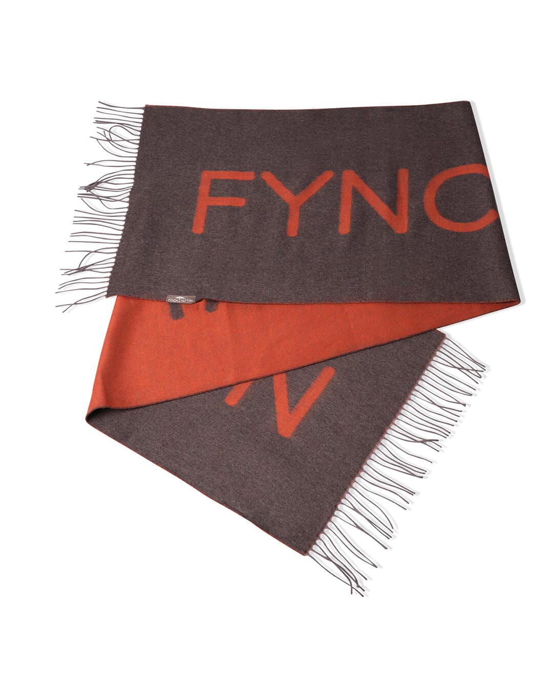 Fynch-Hatton Scarves ONE Fynch-Hatton Scarf Dark Grey F950 AW24 New  14100505F950