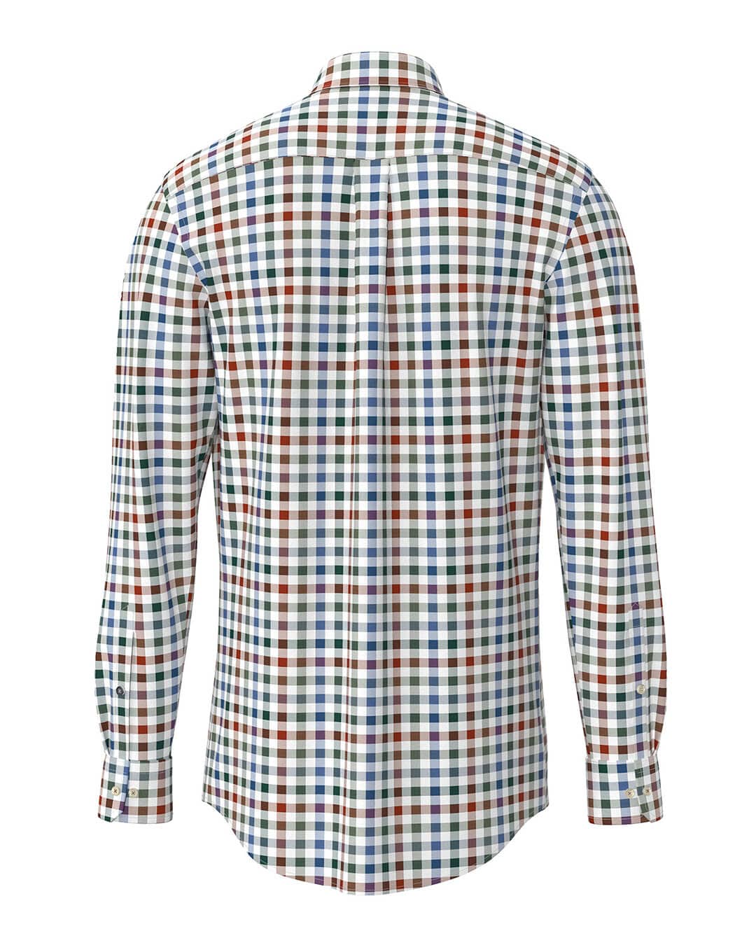 Fynch-Hatton Shirts Classic Combi Check Bd Ls Rust F302 AW24 New  14148000F302