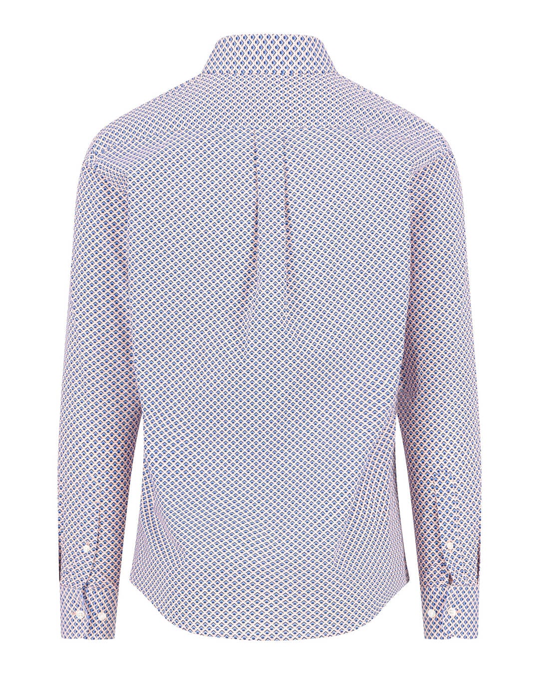 Fynch-Hatton Shirts COMBI PRINT BD LS ORANGE F209