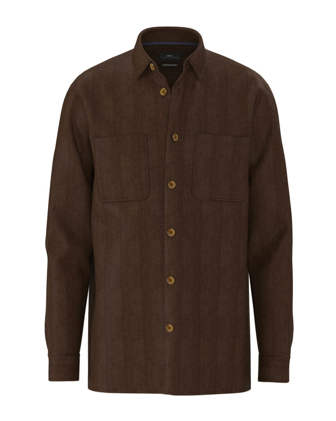 Fynch-Hatton Shirts Fynch-Hatton Brown Corduroy Overshirt