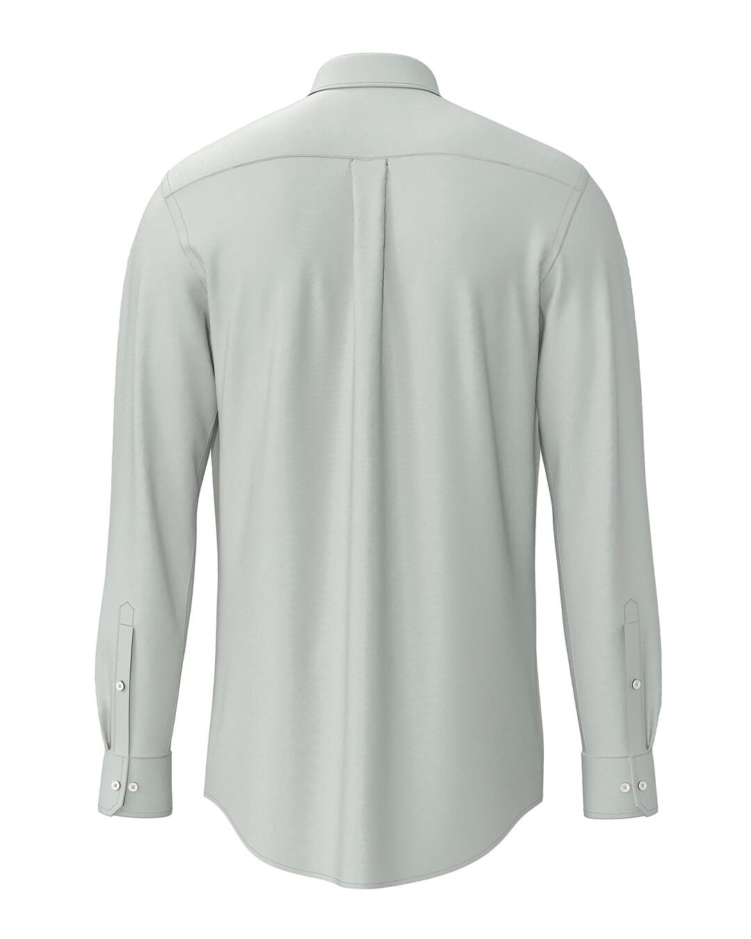 Fynch-Hatton Shirts Fynch-Hatton Green Essential Oxford Solid Bd Ls Shirt