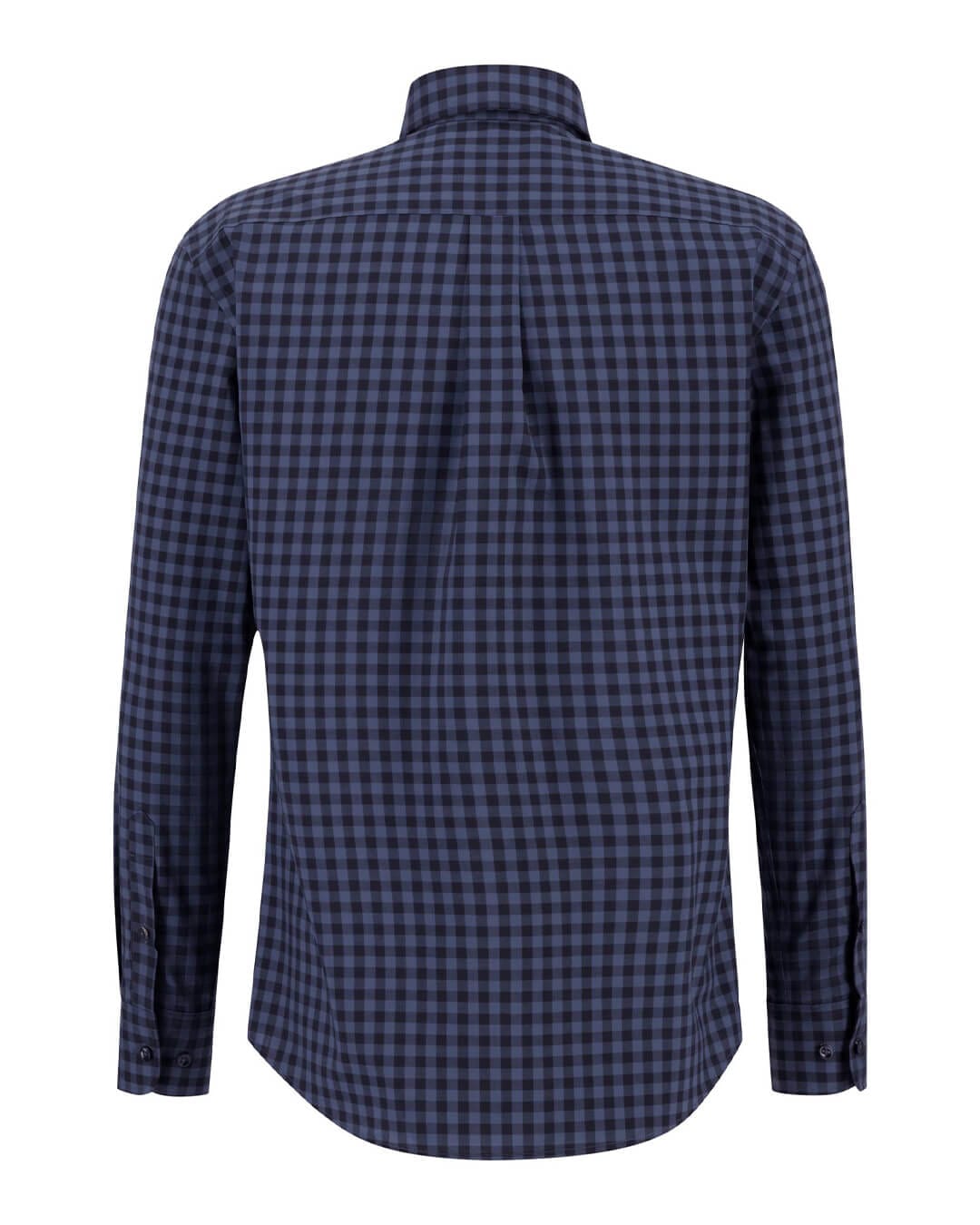 Fynch-Hatton Shirts Fynch-Hatton Navy Seasonal Fond Checked Shirt