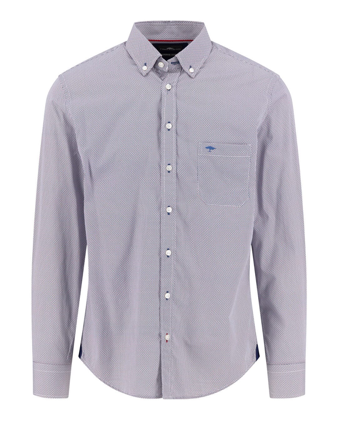 Fynch-Hatton Shirts MINIMAL PRINT BD LS RED F367