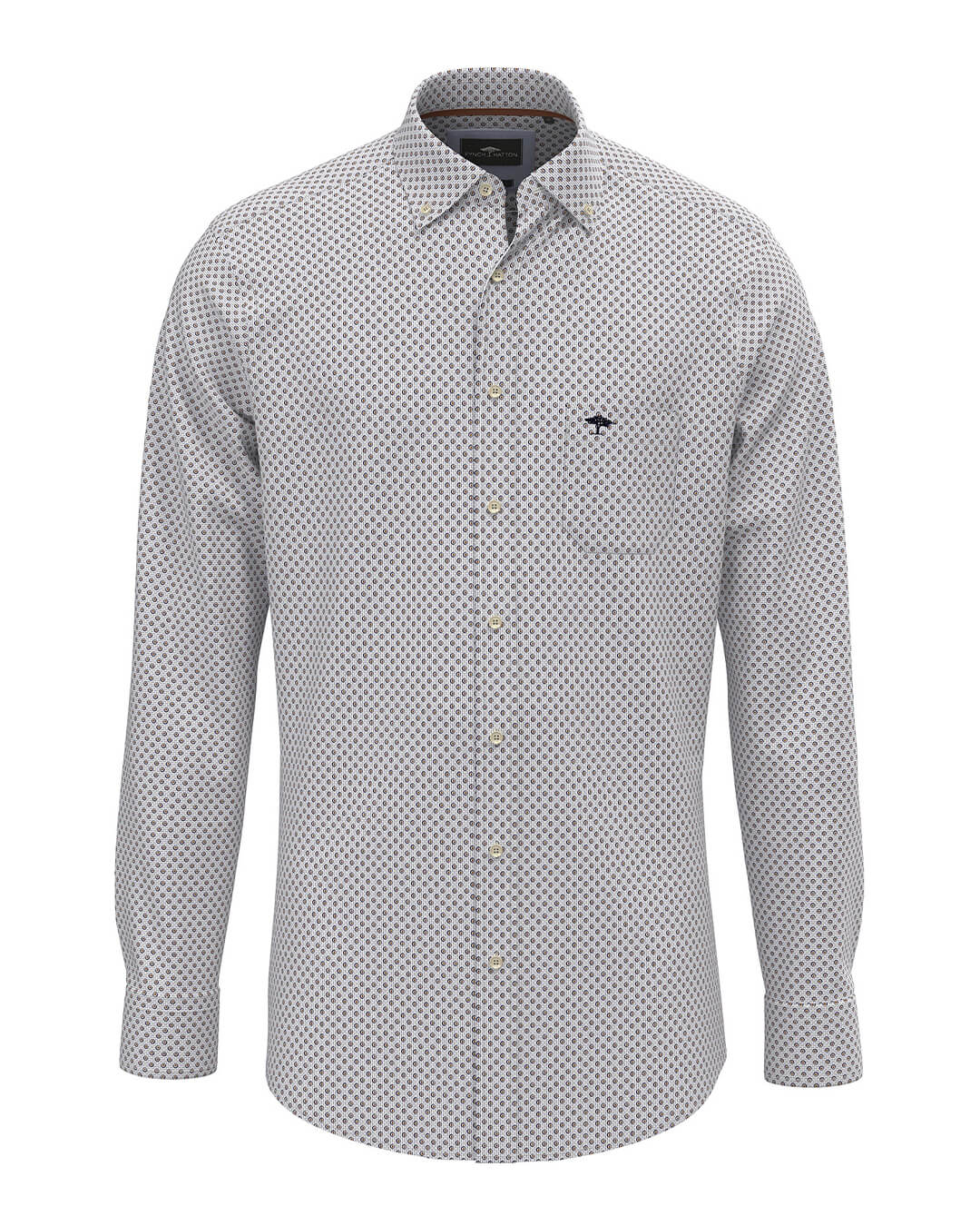 Fynch-Hatton Shirts Minimal Prints Bd Ls Hazel F804 AW24 New  14108050F804