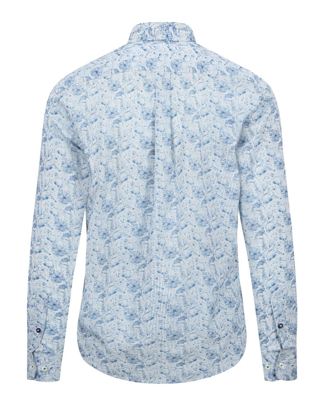 Fynch-Hatton Shirts Premium Flower Prints Bd Ls Cloud Blue F625 AW24 New  14095010F625