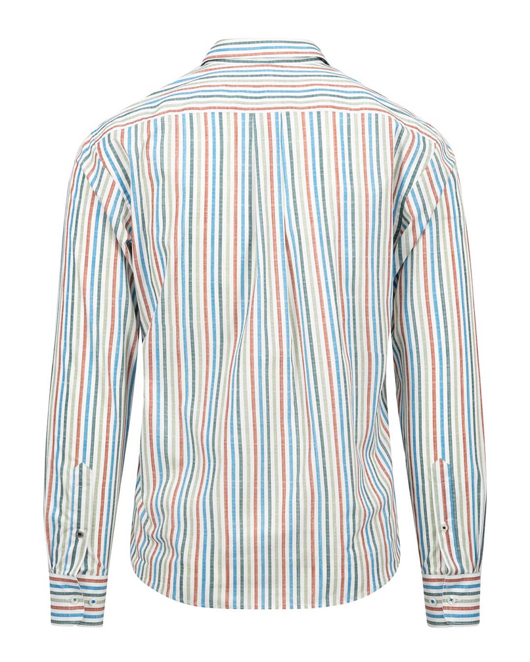 Fynch-Hatton Shirts Stripe Print Bd Ls Vibrant Blue F622 AW24 New  14085030F622