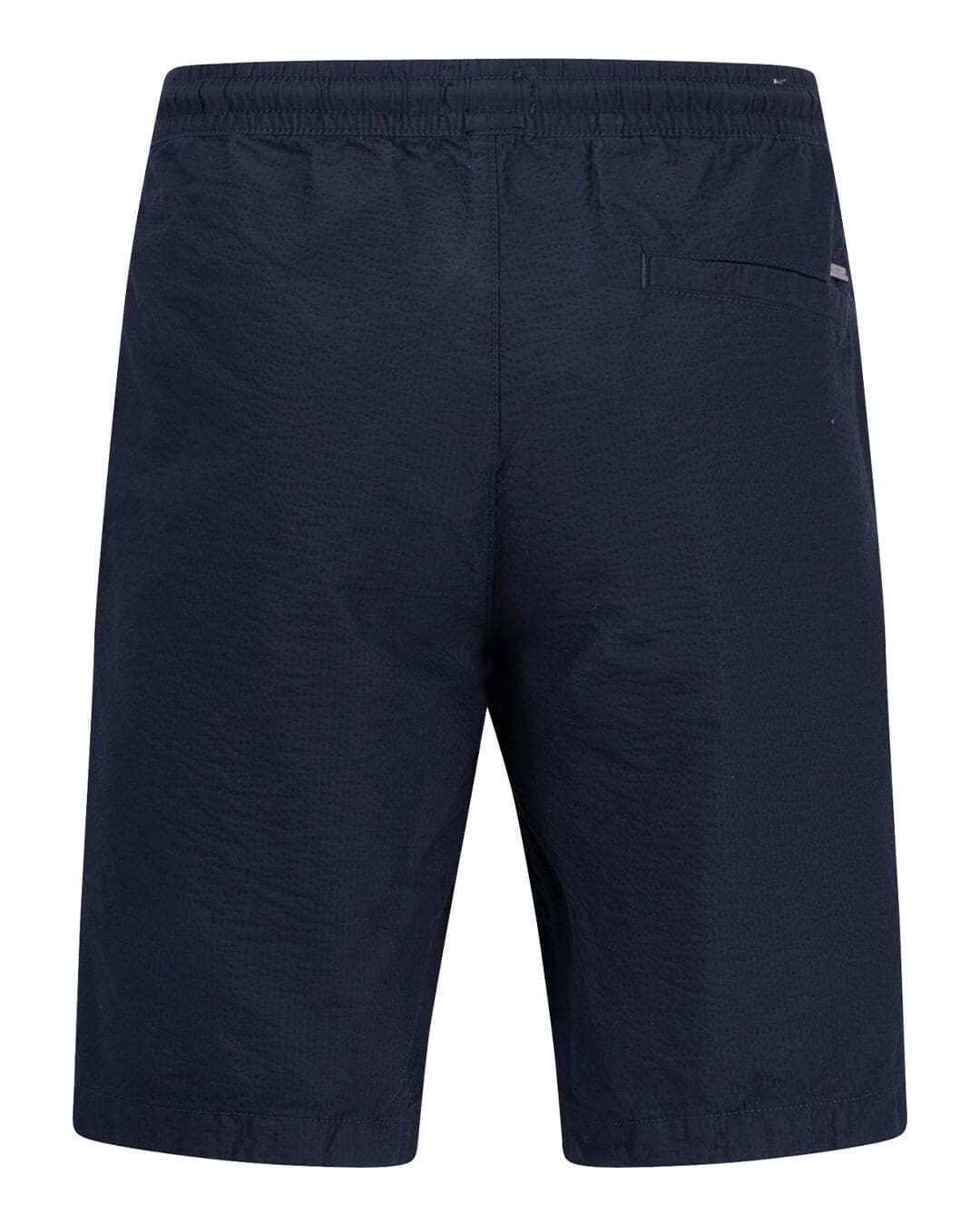 Fynch-Hatton Shorts Fynch-Hatton Seersucker Pull On Navy Shorts