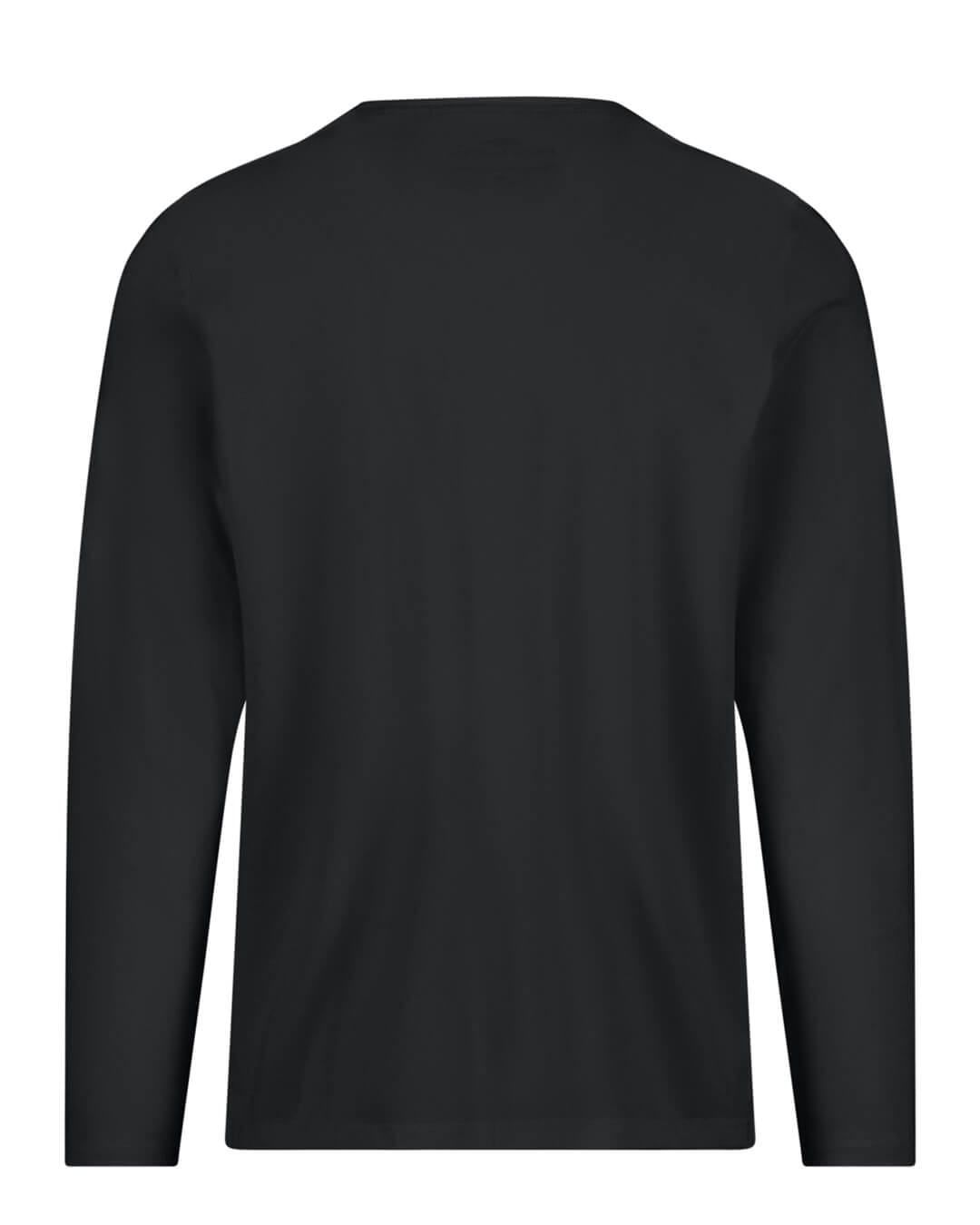 Fynch-Hatton T-Shirts Fynch-Hatton Black Basic Ls T-Shirt