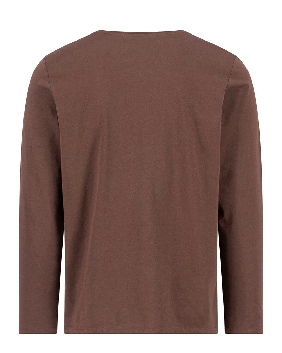 Fynch-Hatton T-Shirts Fynch-Hatton Brown Basic Ls T-Shirt