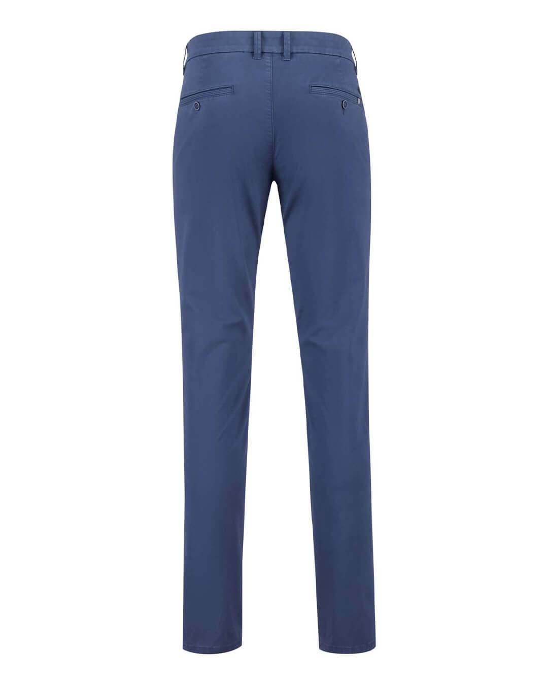 Fynch-Hatton Trousers Fynch-Hatton Seasonal Blue Cotton Stretch Chino Trousers