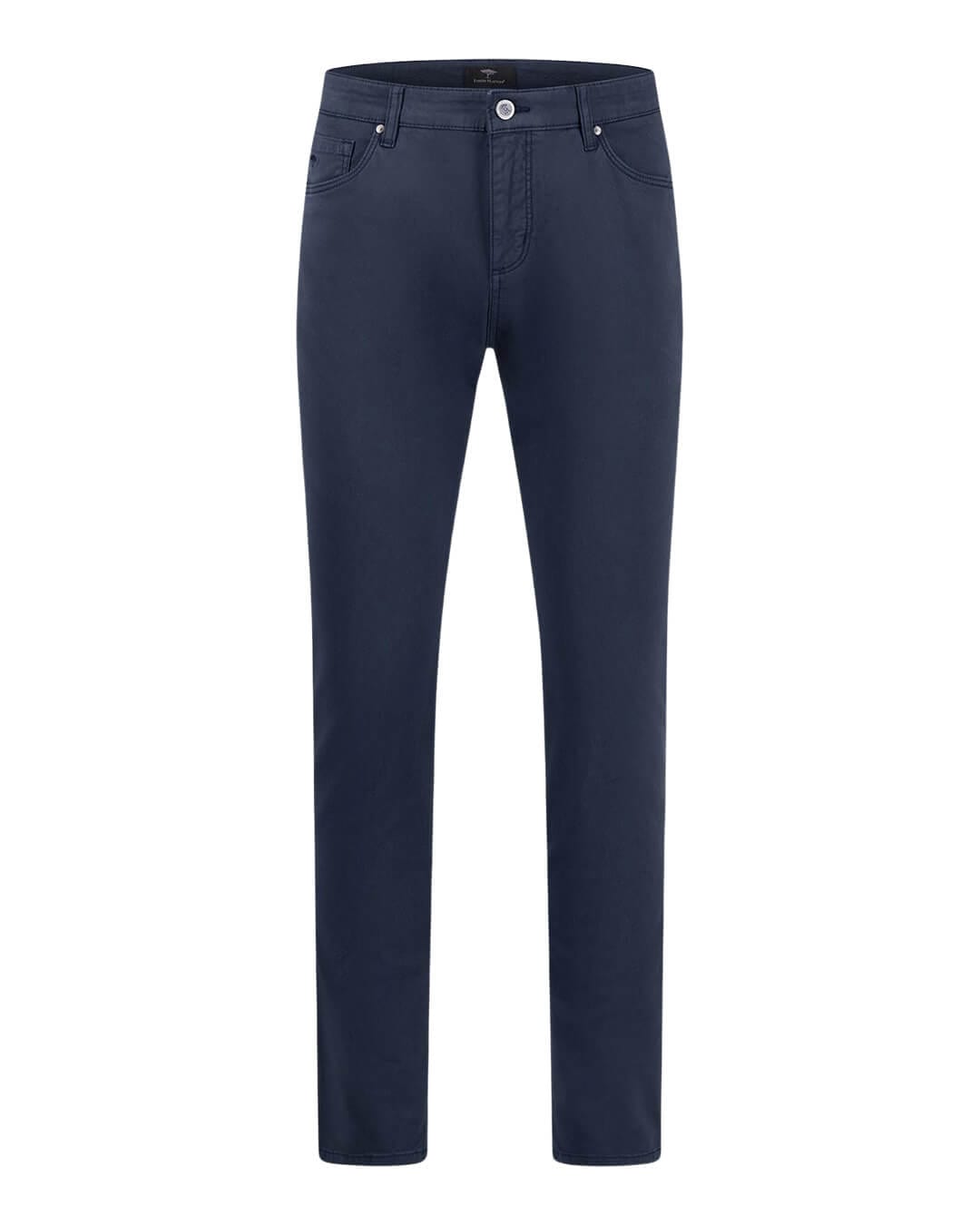 Fynch-Hatton Trousers Fynch-Hatton Seasonal Navy Cotton Stretch Five Pockets Trousers