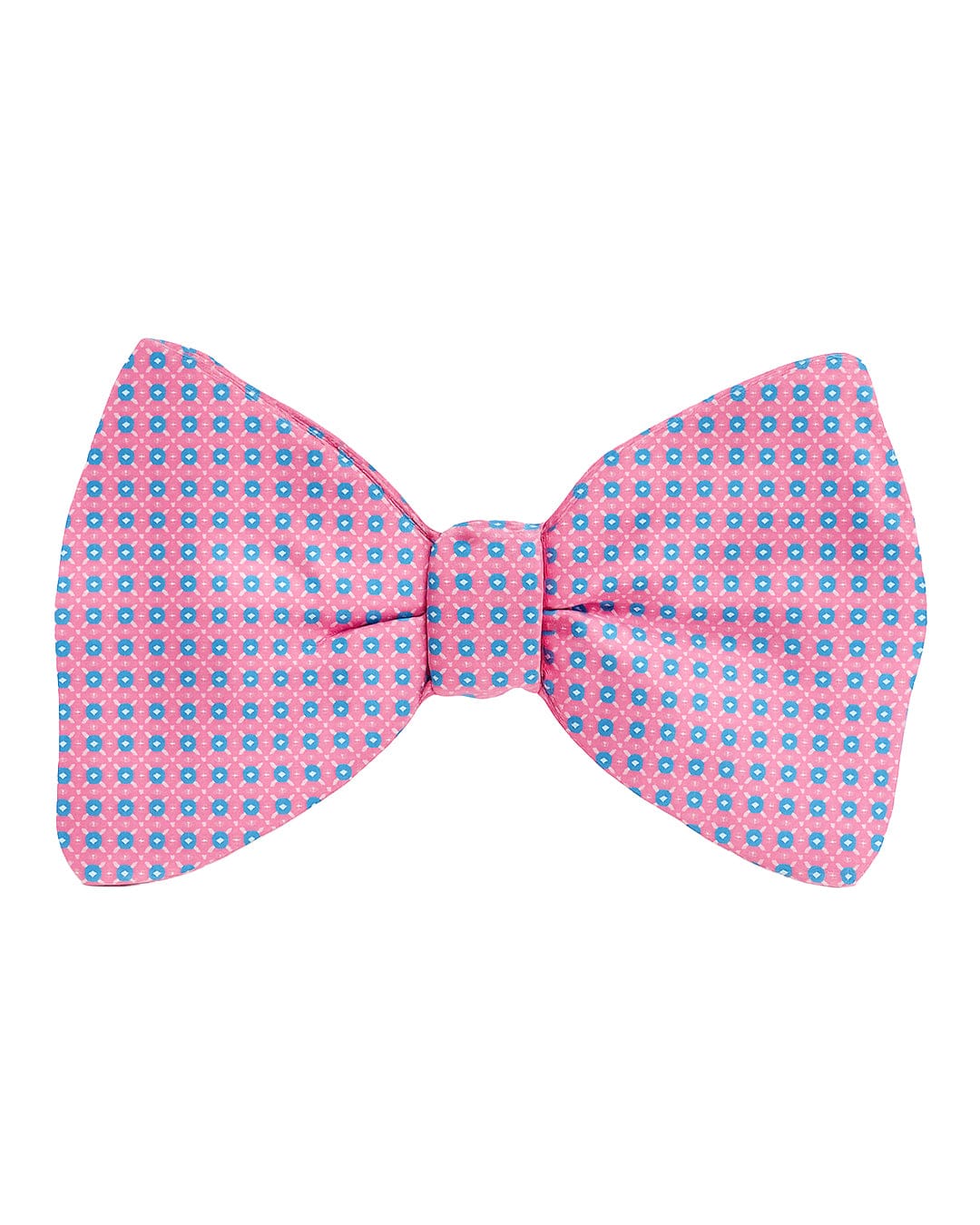 Gagliardi Bow Ties One Size Gagliardi Pink Bow Tie Italian Silk Printed Flower