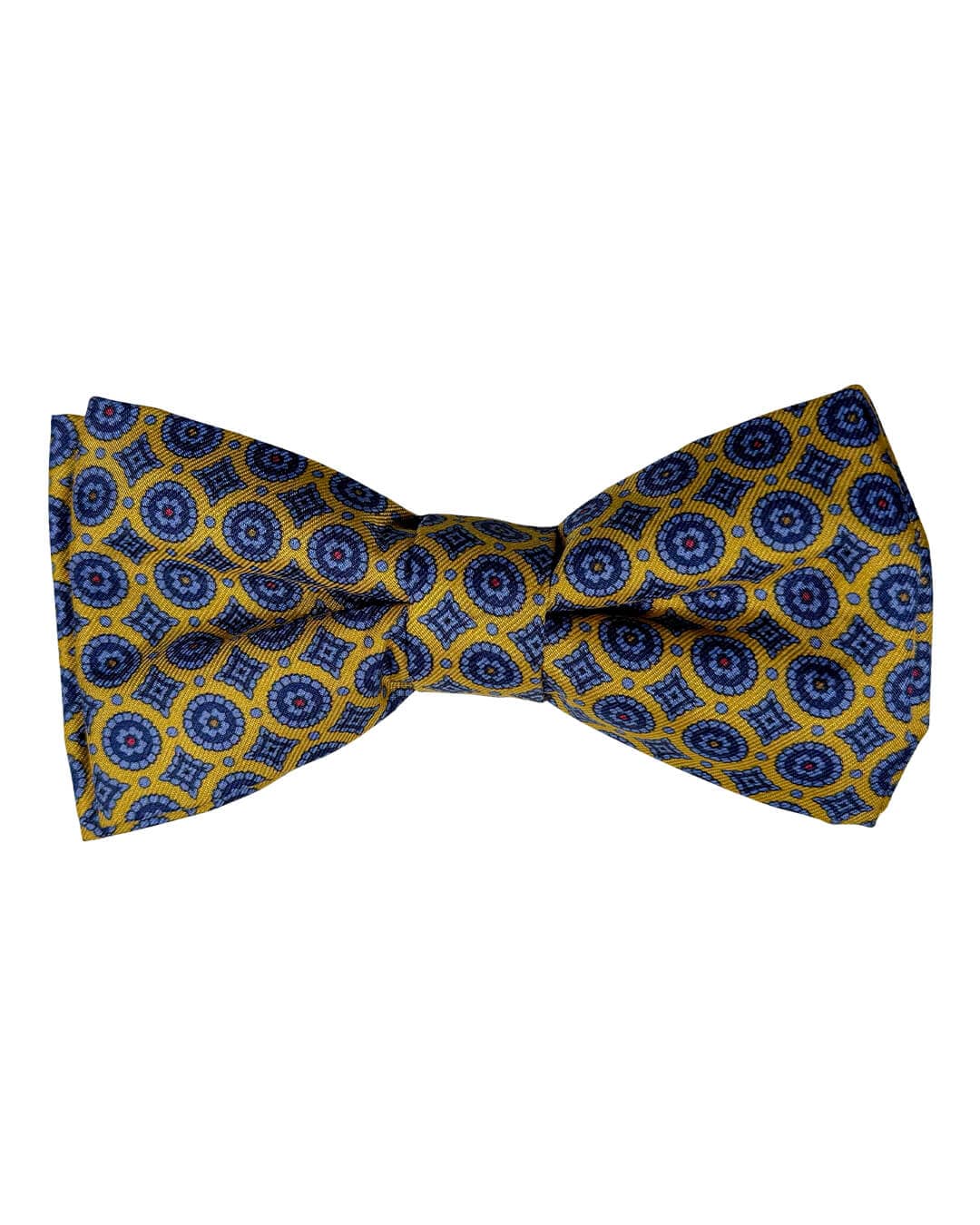 Gagliardi Bowties ONE Gagliardi Gold Medallions Italian Silk Bow Tie