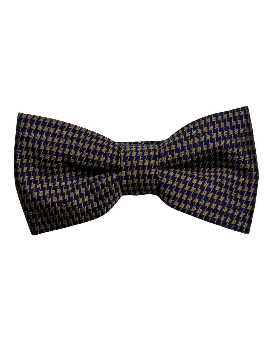 Gagliardi Bowties ONE Gagliardi Gold Zigzag Italian Silk Bow Tie