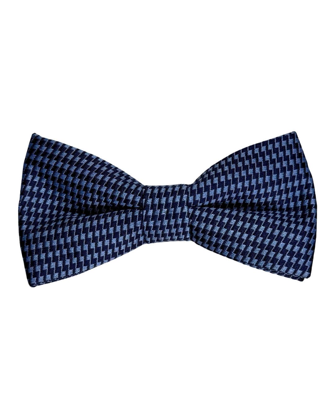 Gagliardi Bowties ONE Gagliardi Sky Zigzag Italian Silk Bow Tie