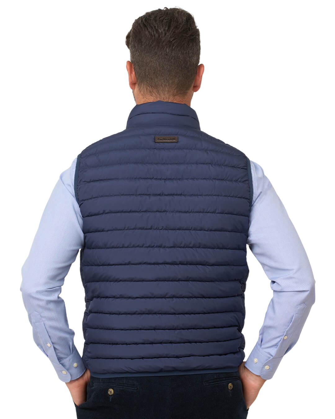 Gagliardi Gilets Gagliardi Navy Wadded Gilet
