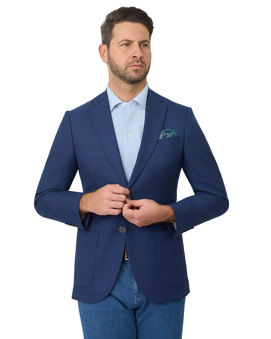 Gagliardi Jackets Gagliardi Blue Jacket Barberis Montecarlo Mesh