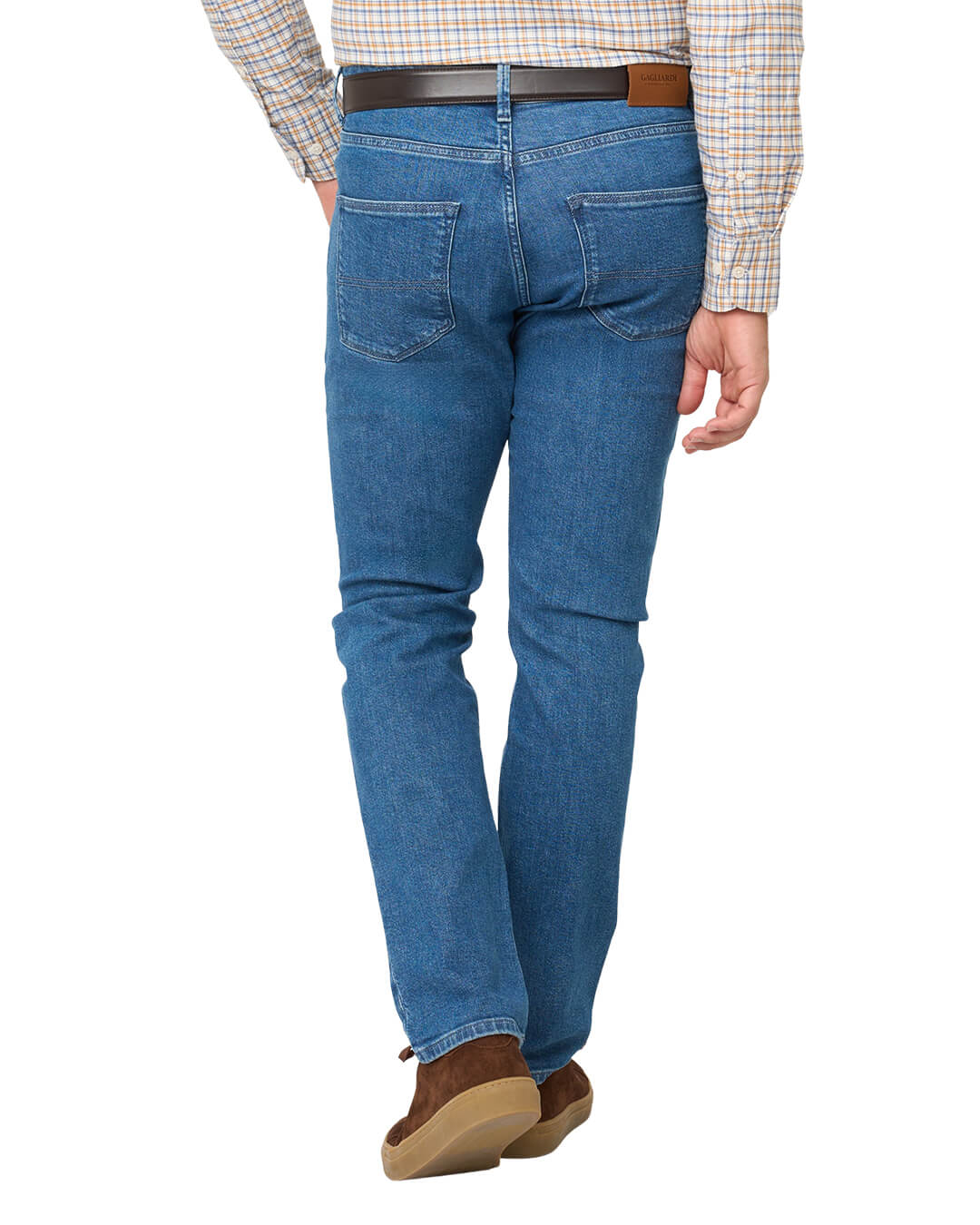 Gagliardi Jeans Gagliardi Bleach Wash Stretch Denim Jeans