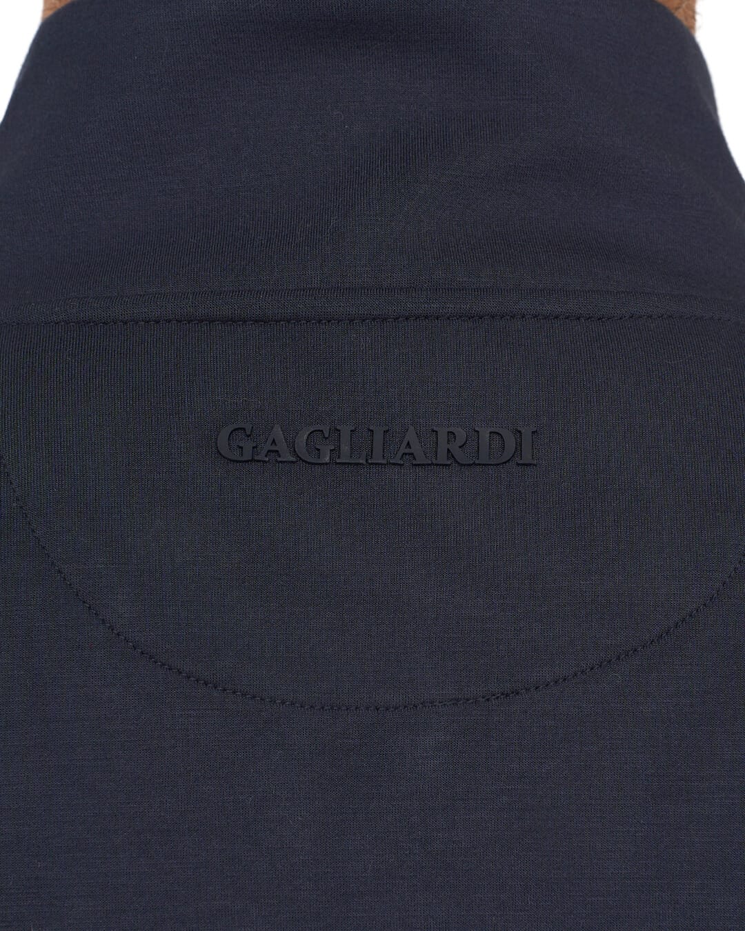 Gagliardi Jumpers Gagliardi Navy Cardigan Zip Hybrid Wadded & Interlock