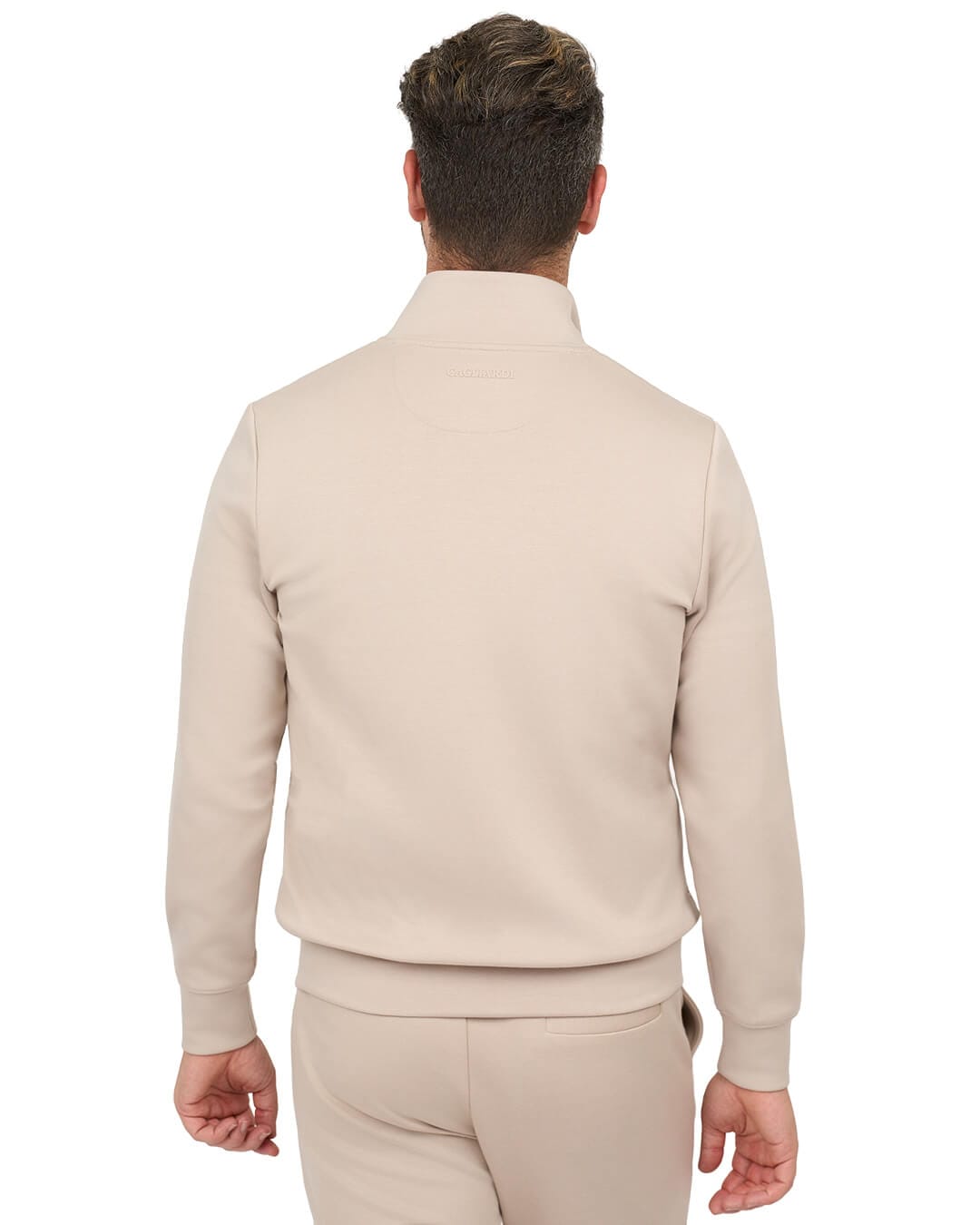 Gagliardi Jumpers Gagliardi Stone Cardigan Zip Hybrid Wadded & Interlock