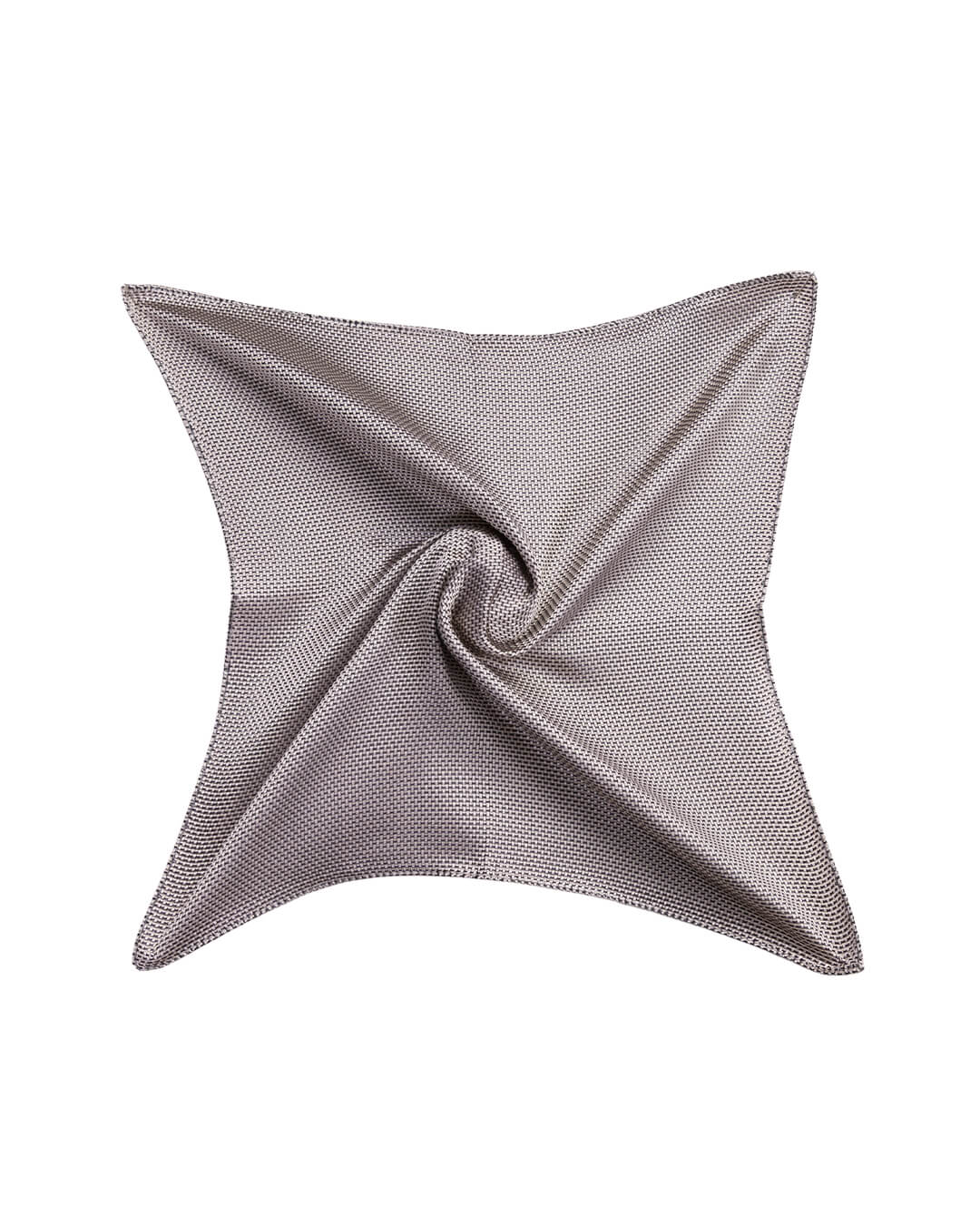 Gagliardi Pocket Squares ONE Gagliardi Beige Basketweave Italian Silk Pocket Square