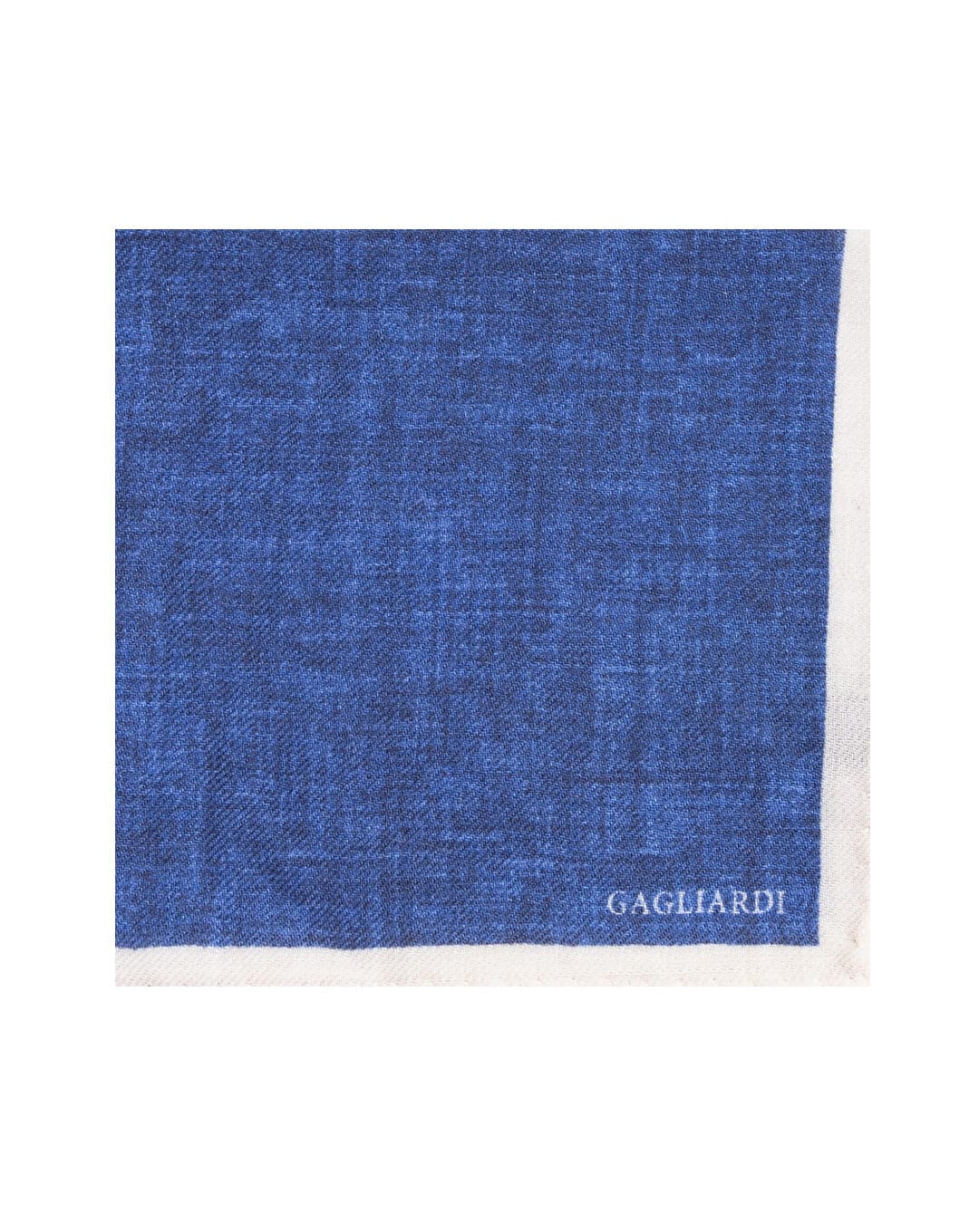 Gagliardi Pocket Squares ONE Gagliardi Blue Italian Wool Flannel Pocket Square