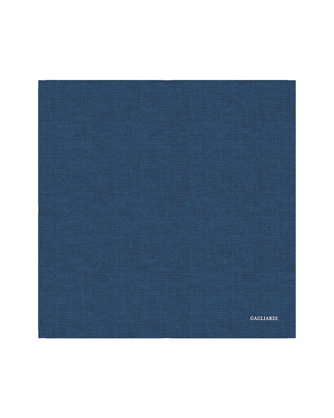 Gagliardi Pocket Squares One Size Gagliardi Navy Pocket Square Italian Silk Shappe Plain