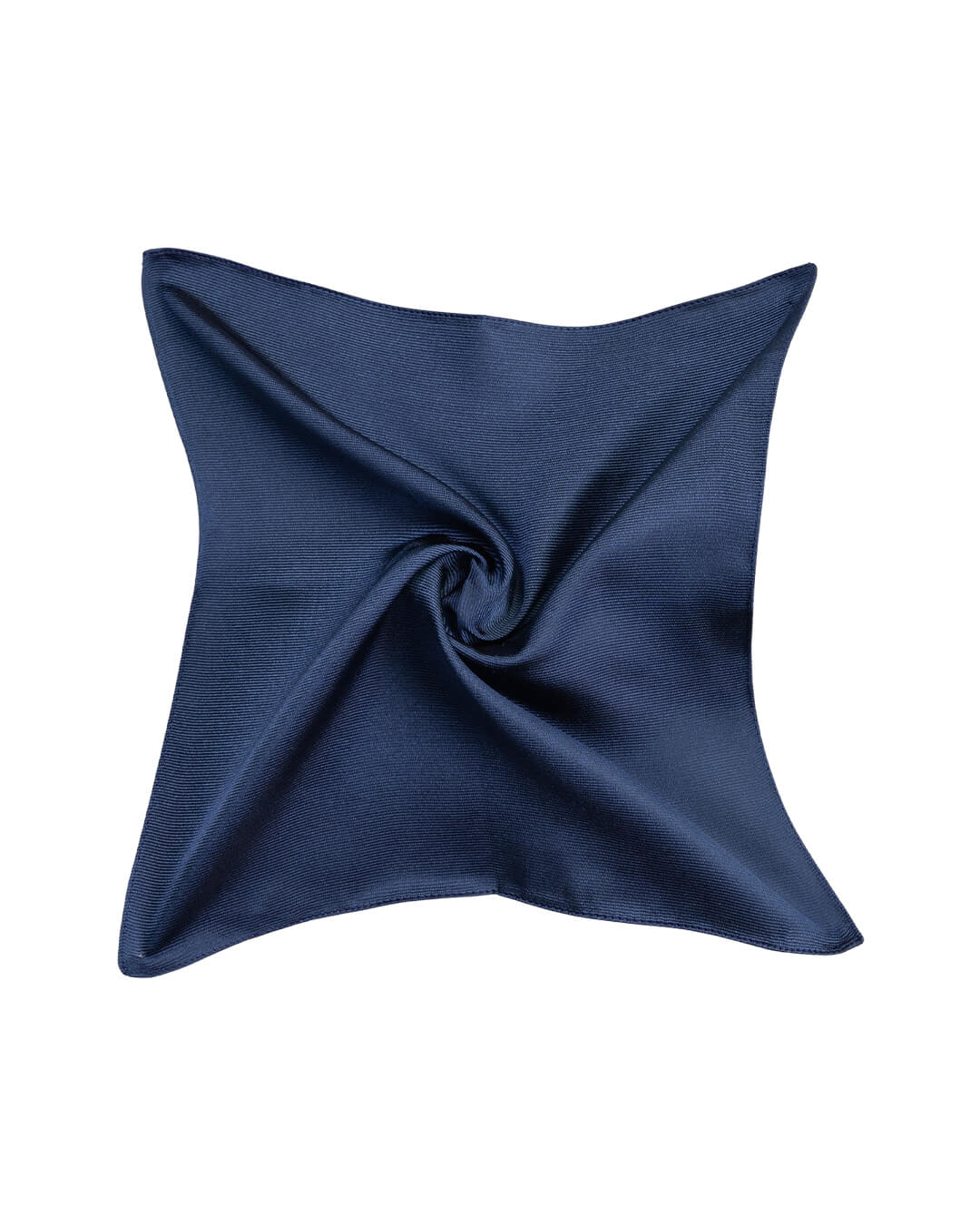 Gagliardi Pocket Squares ONE Gagliardi Petrol Blue Ottoman Italian Silk Pocket Square