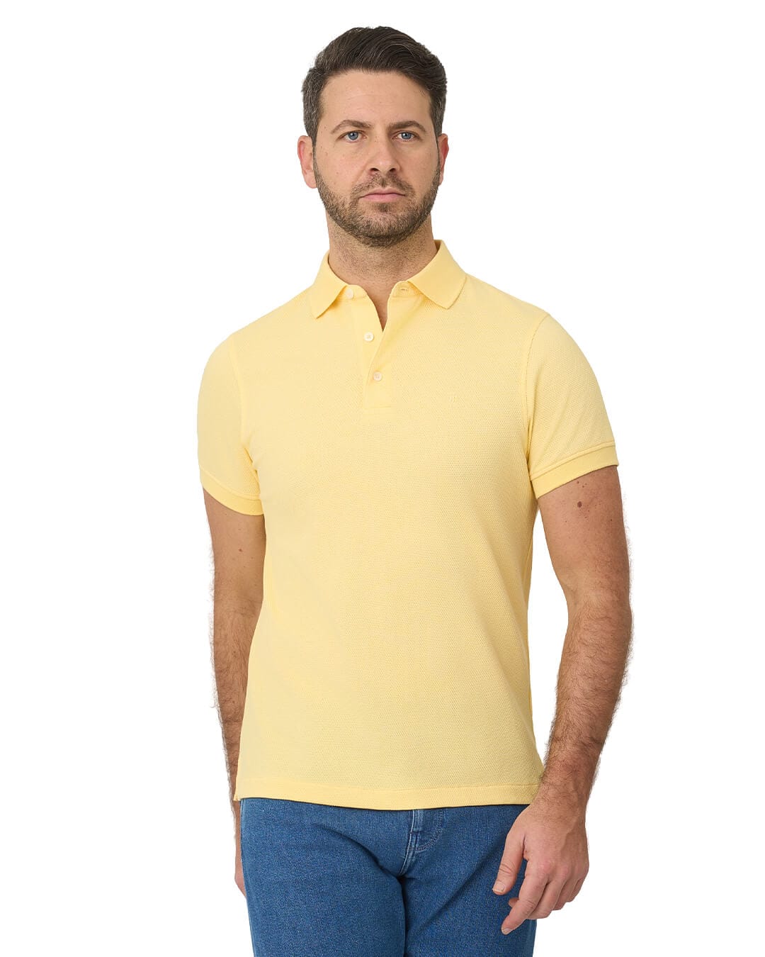 Gagliardi Polo Shirts Gagliardi Lemon Polo Shirt Popcorn