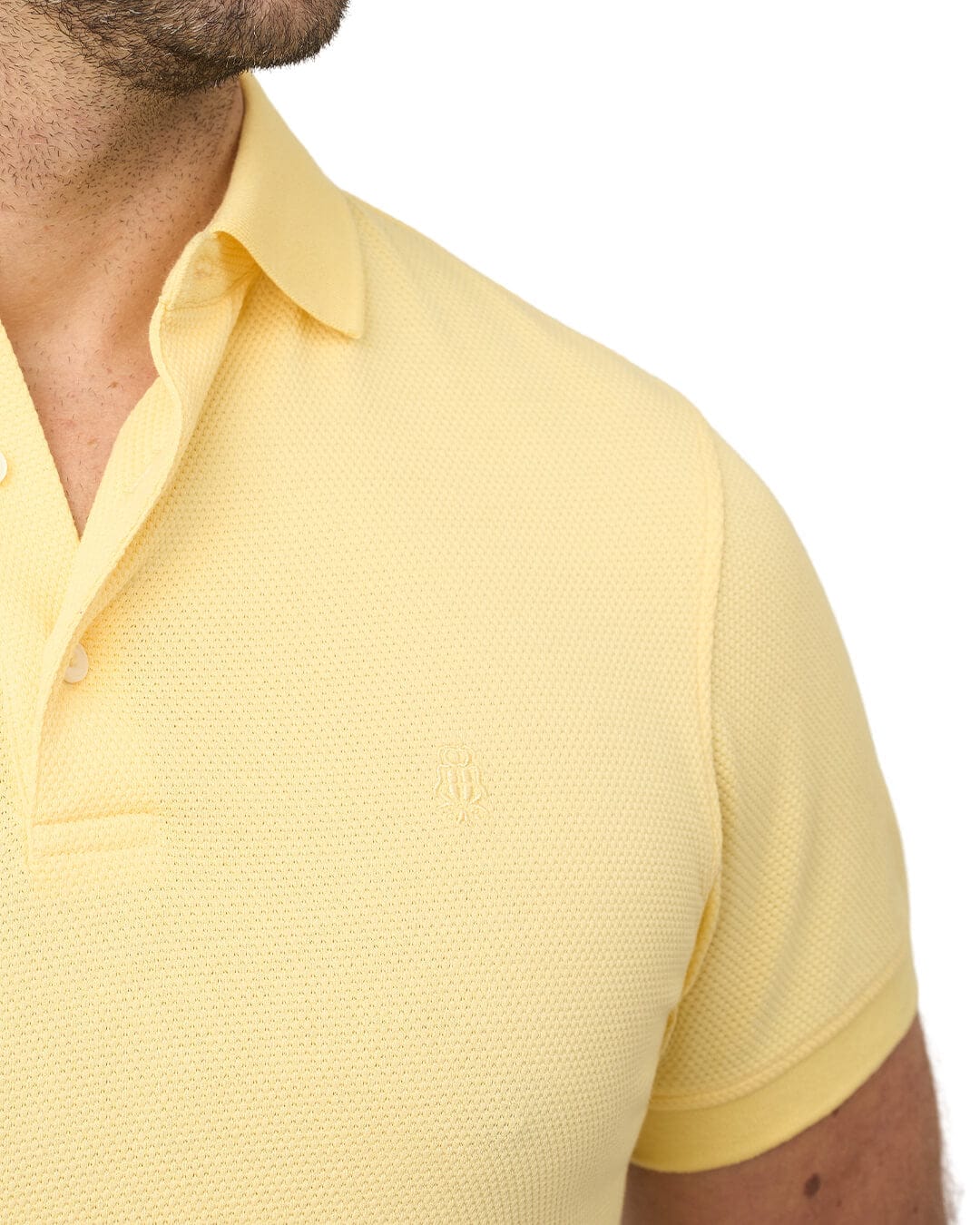 Gagliardi Polo Shirts Gagliardi Lemon Polo Shirt Popcorn