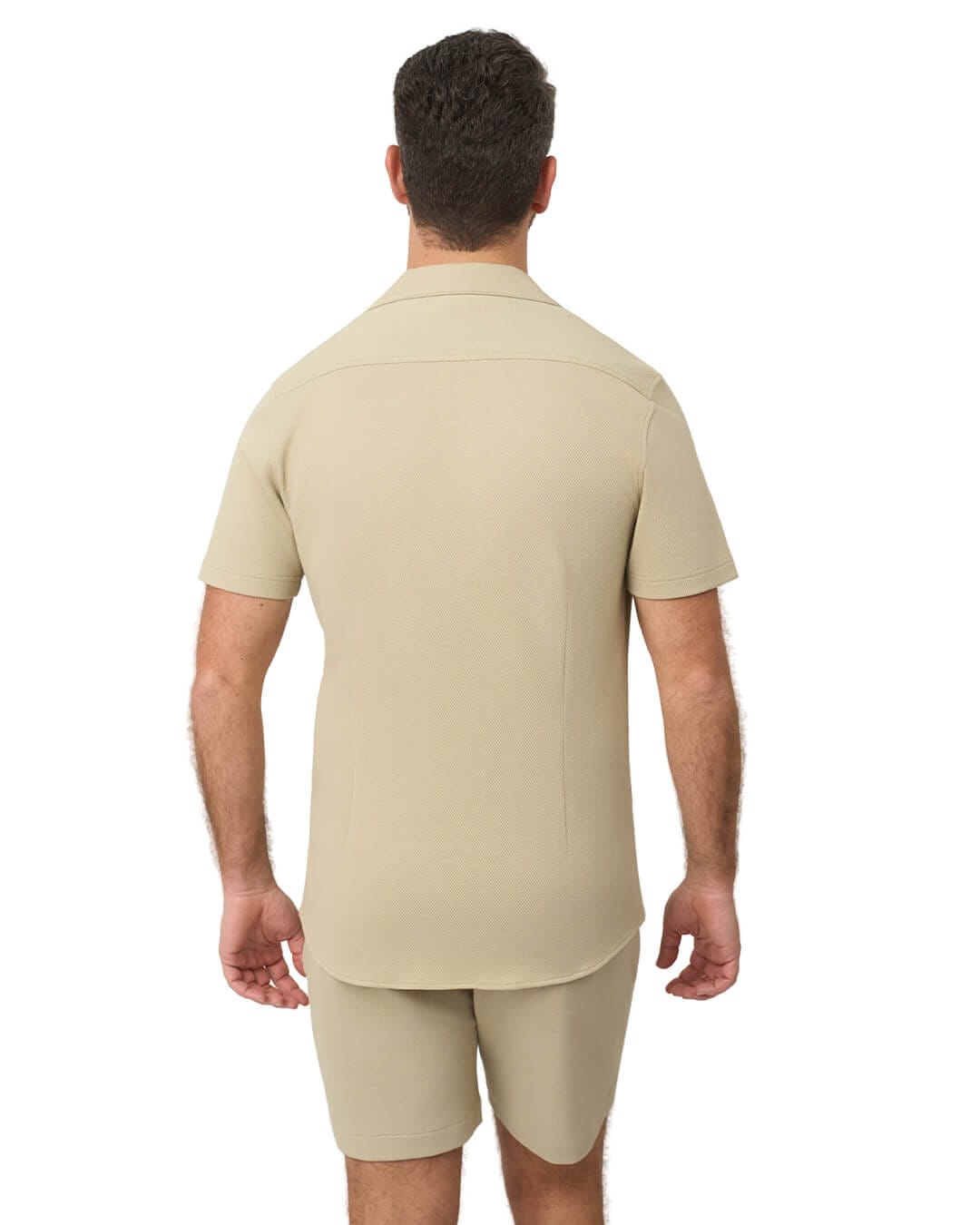 Gagliardi Polo Shirts Gagliardi Sage Shirt Popcorn Resort Collar Short Sleeve