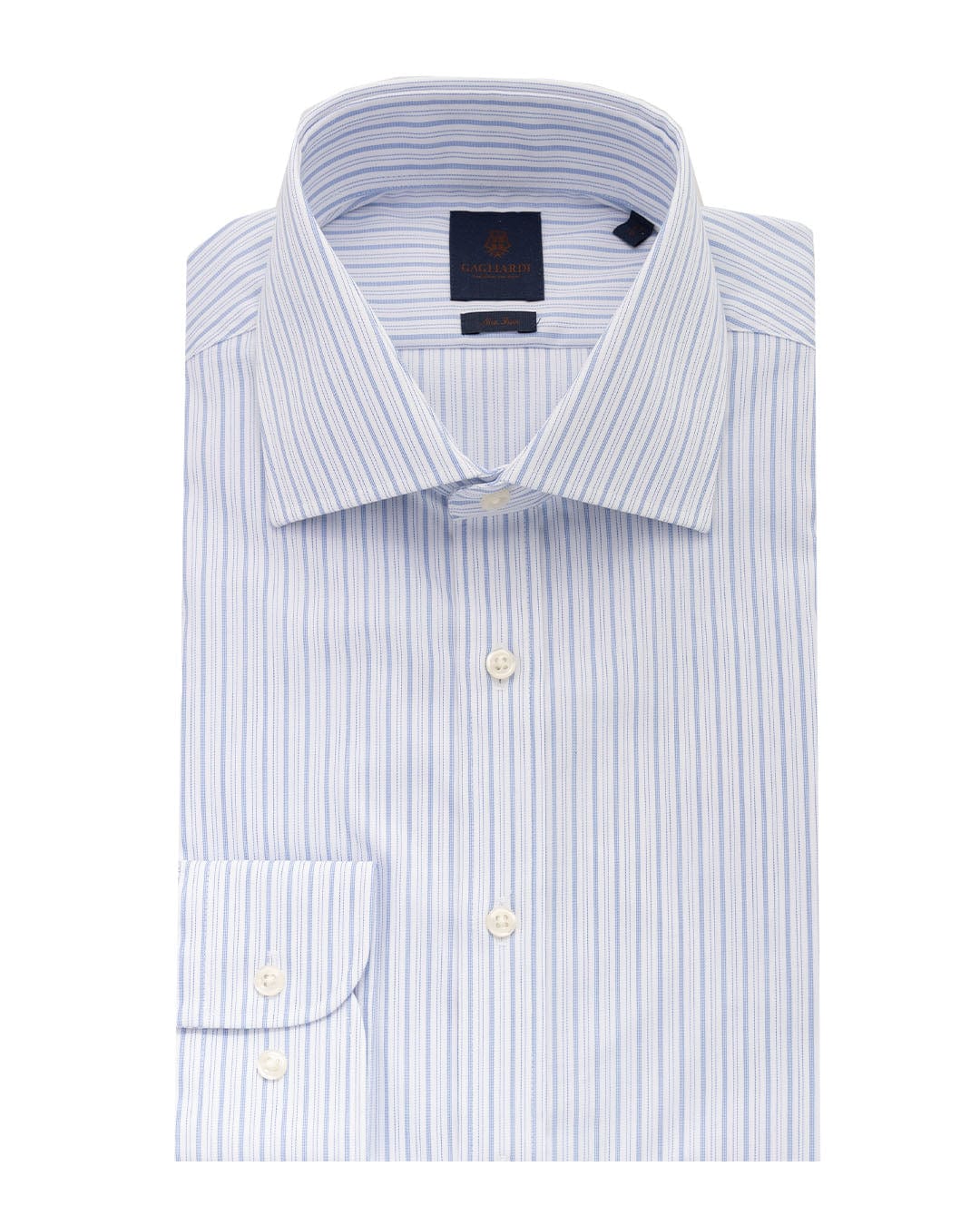 Gagliardi Shirts Gagliardi Blue Multi Stripe Non-iron Shirt