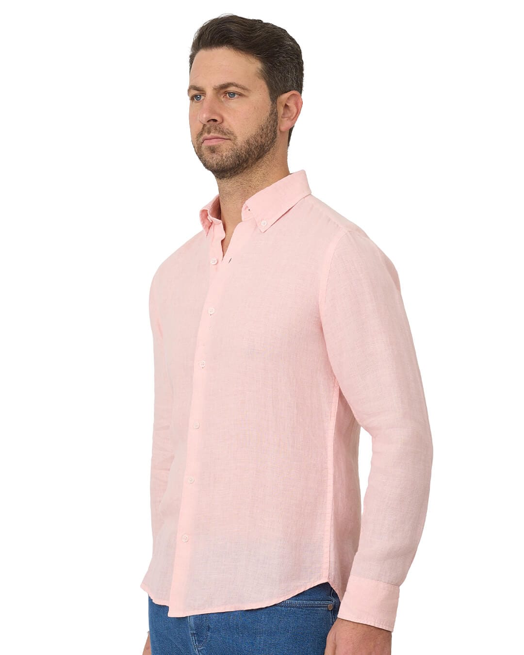 Gagliardi Shirts Gagliardi Rose Shirt Linen Button Down