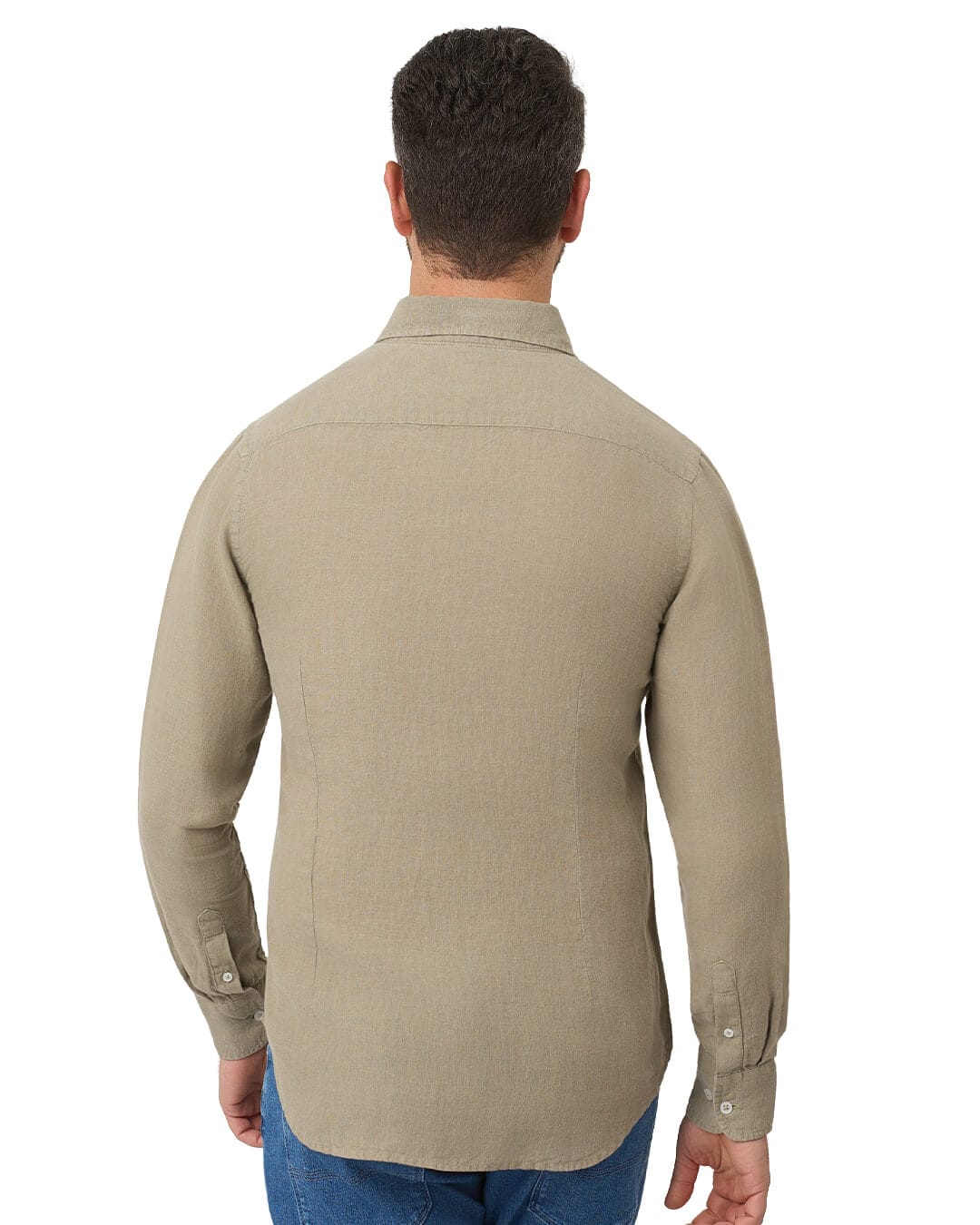 Gagliardi Shirts Gagliardi Sage Shirt Linen Button Down