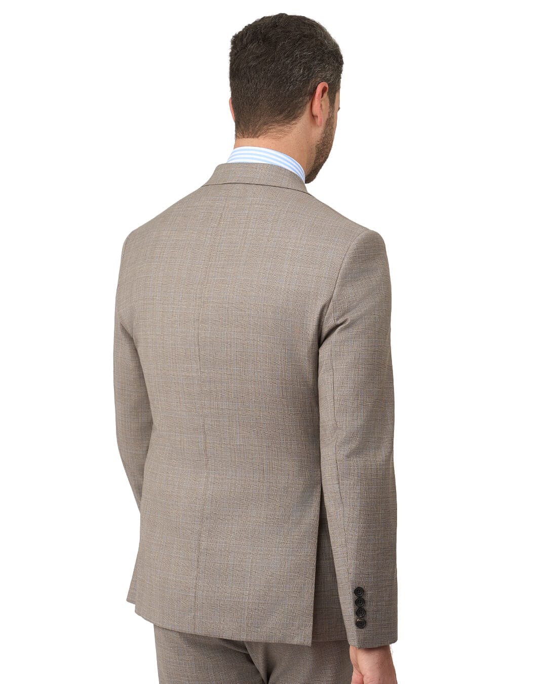 Gagliardi Suits Gagliardi Beige Suit Loro Piana Natural Stretch Check