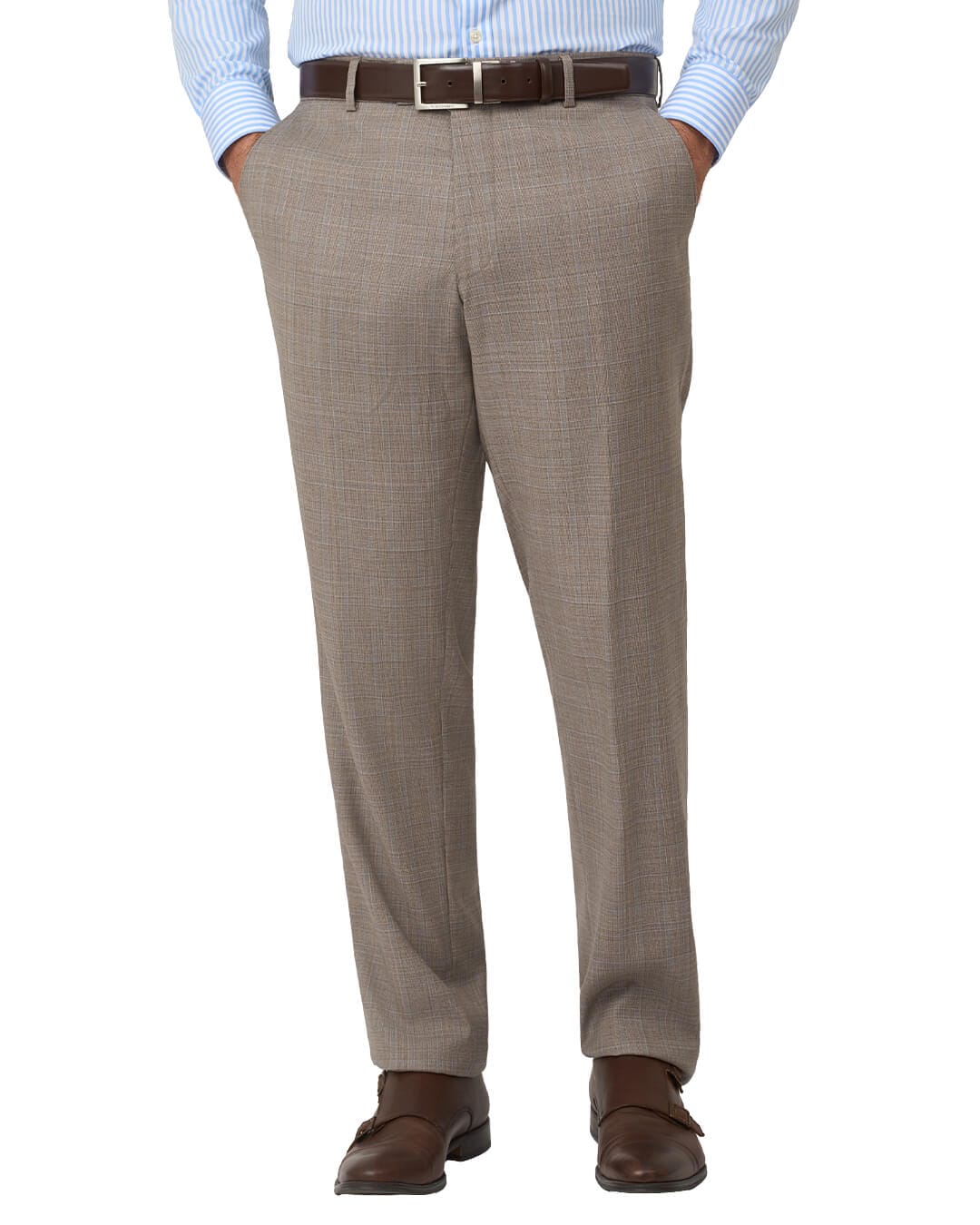 Gagliardi Suits Gagliardi Beige Suit Loro Piana Natural Stretch Check