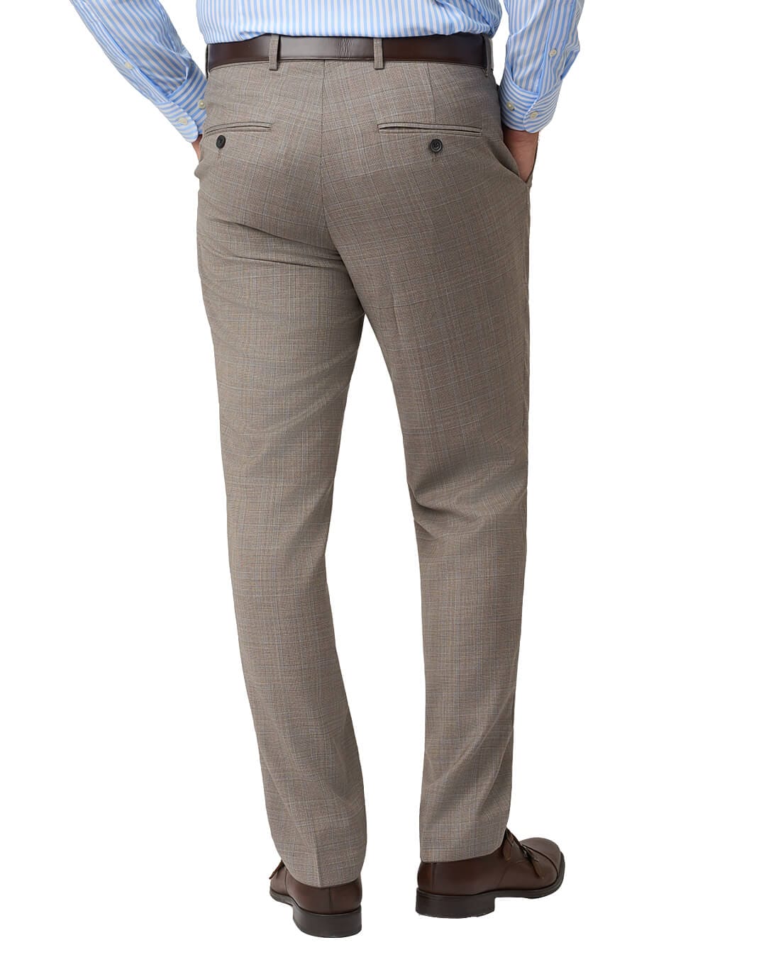 Gagliardi Suits Gagliardi Beige Suit Loro Piana Natural Stretch Check