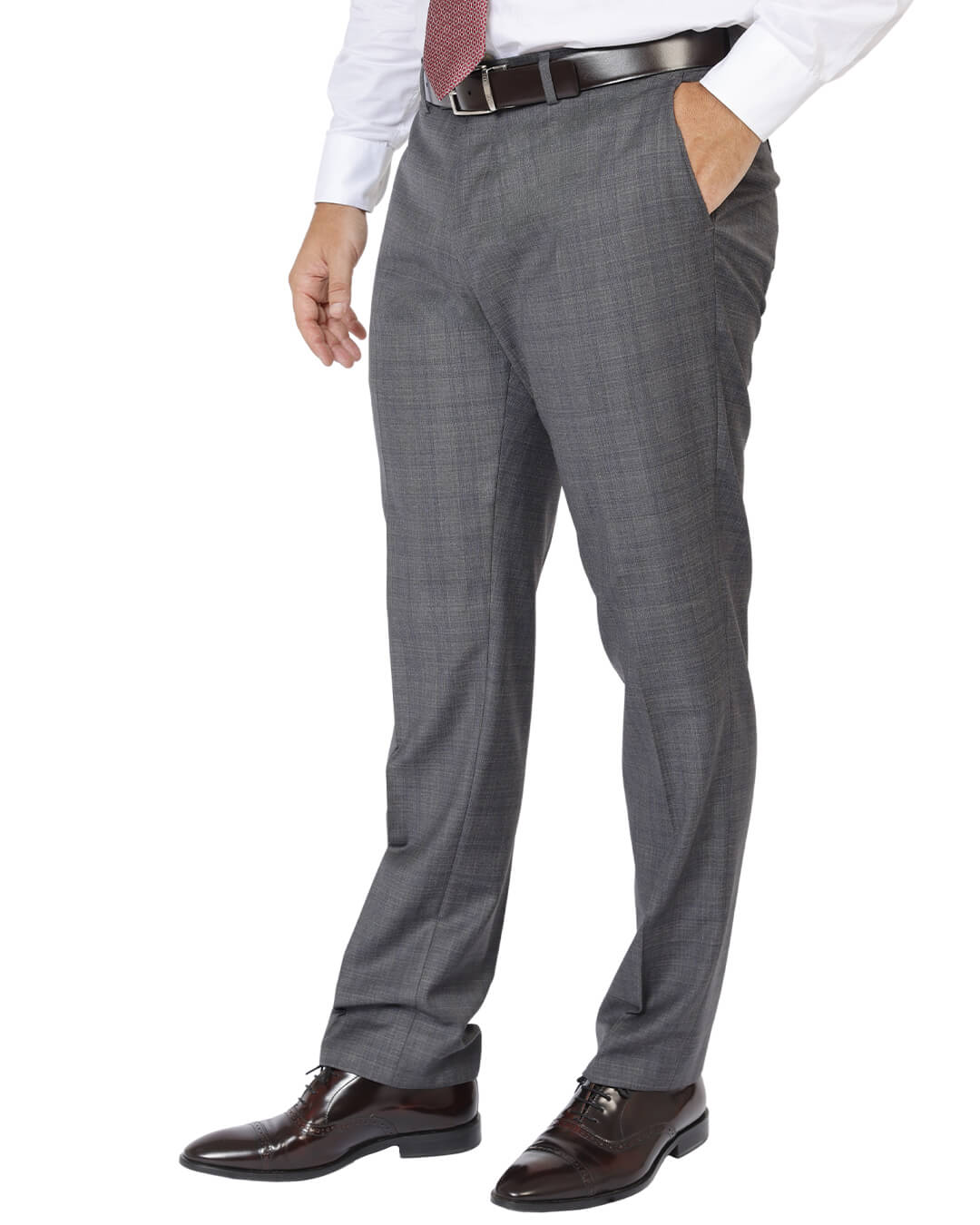 Gagliardi Suits Gagliardi Grey Stretch Sharkskin Check Suit