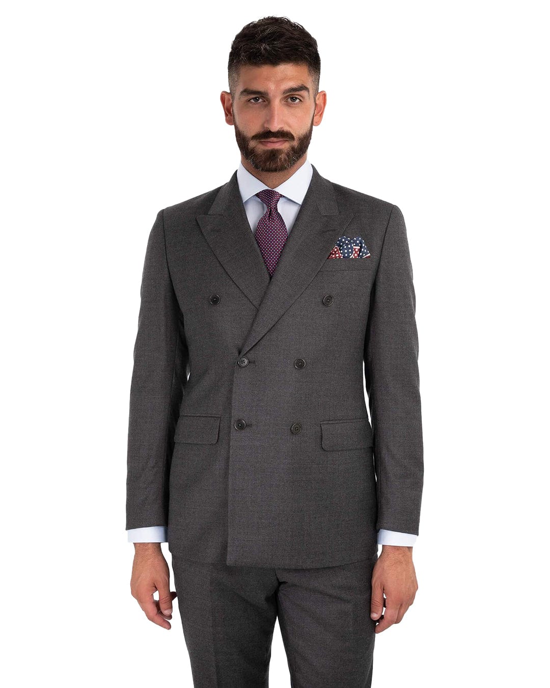 Lanificio F. Lli Cerruti Grey Twill Cashmere Blend Suit