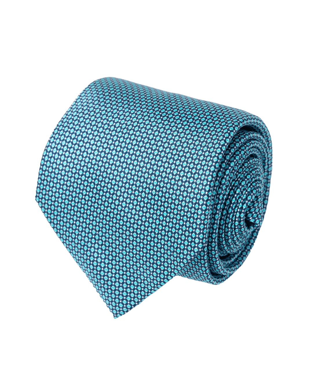 Gagliardi Ties One Size Gagliardi Blue Geometric Italian Silk Printed Tie