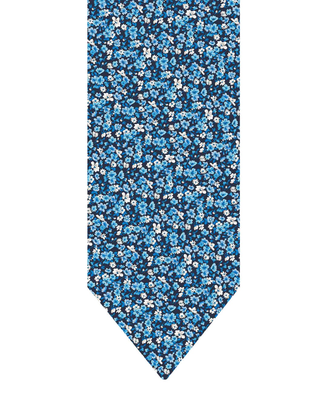 Gagliardi Ties One Size Gagliardi Blue Tie Italian Silk Printed Floral